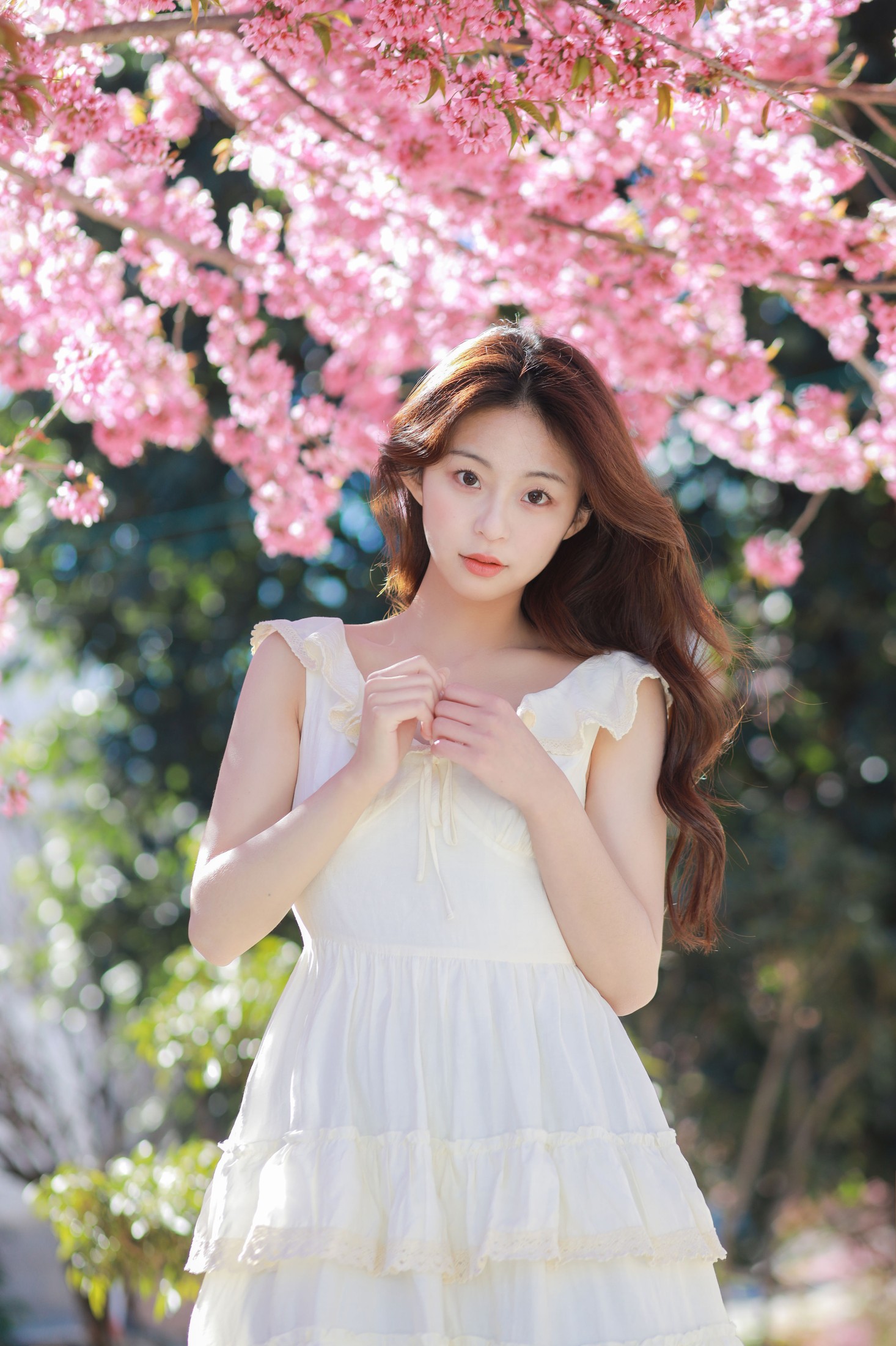 chickkii_ – 《樱花树下的少女》[22P]