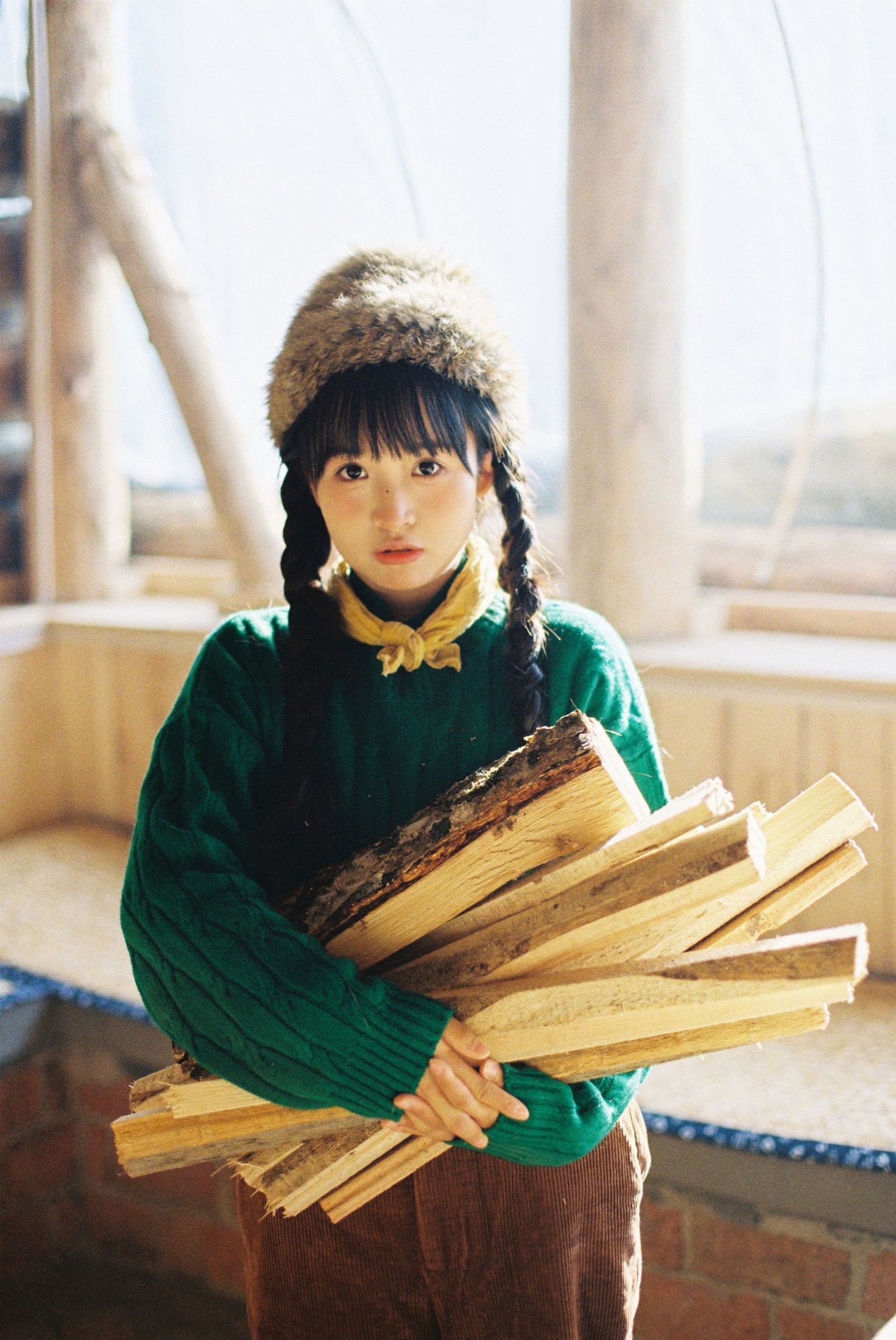 呼叫呼呼 – 《雪中小木屋》[35P]