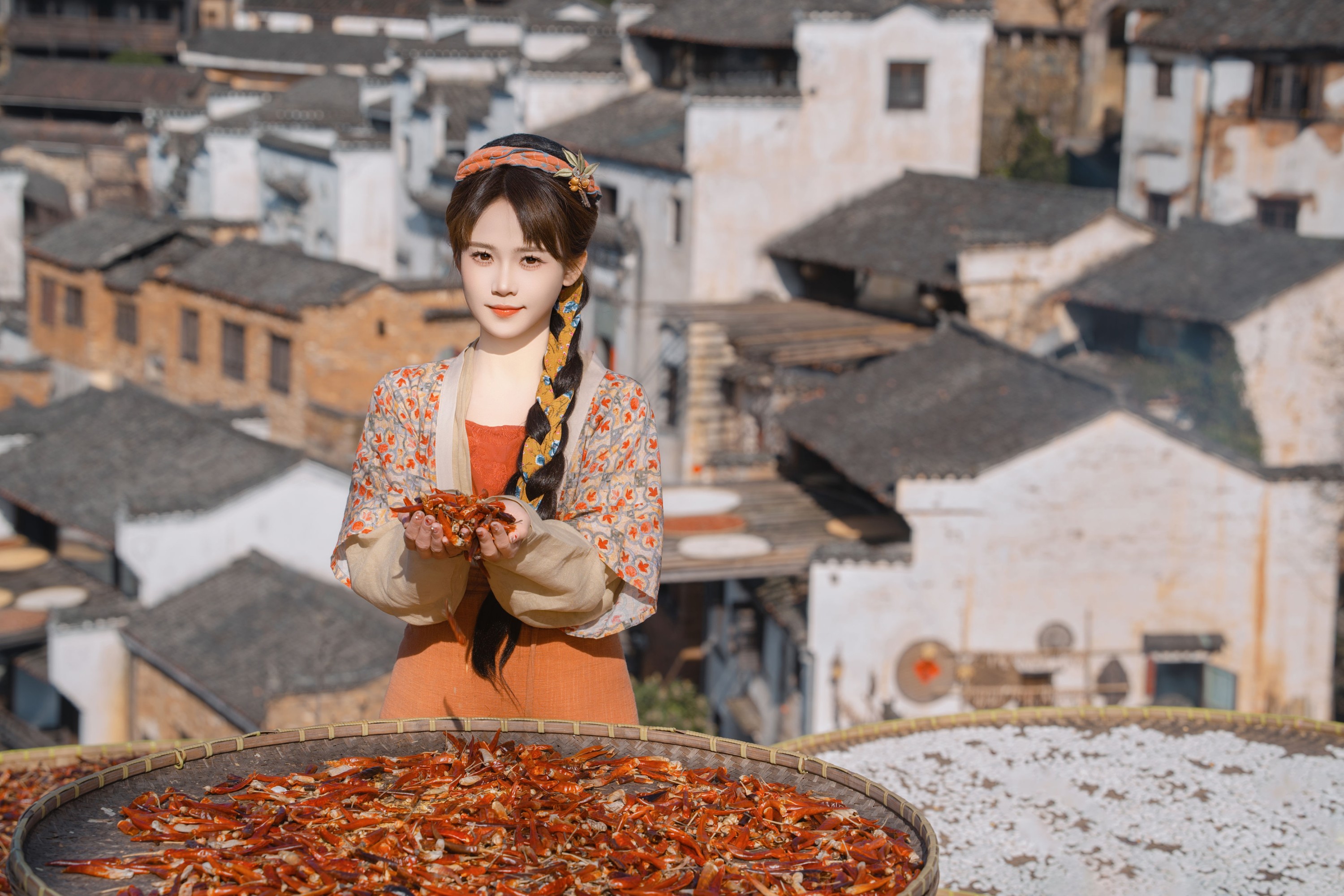 张燕红 – 《橙色的秋收》[15P]