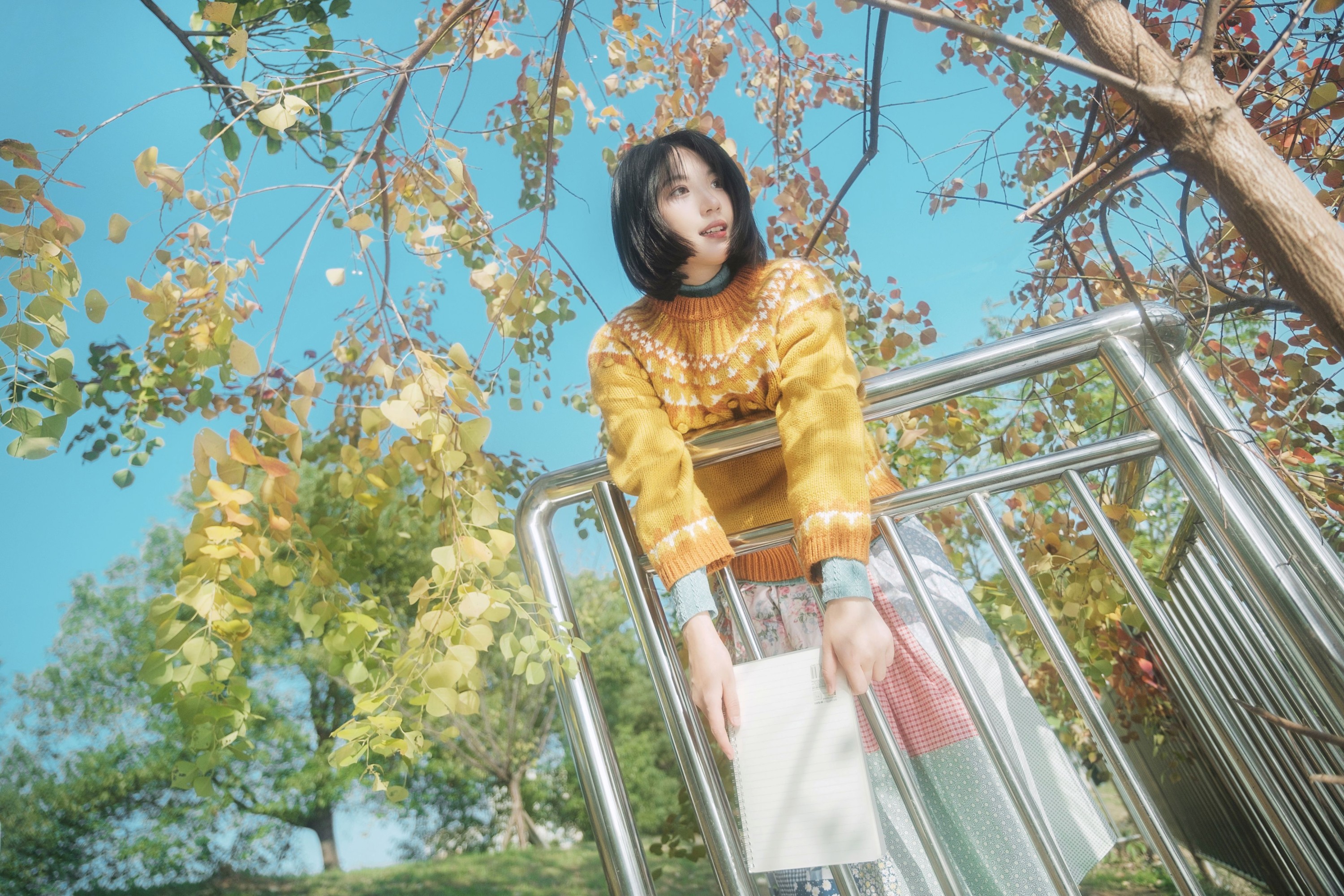 楠楠 – 《秋不语》[15P]