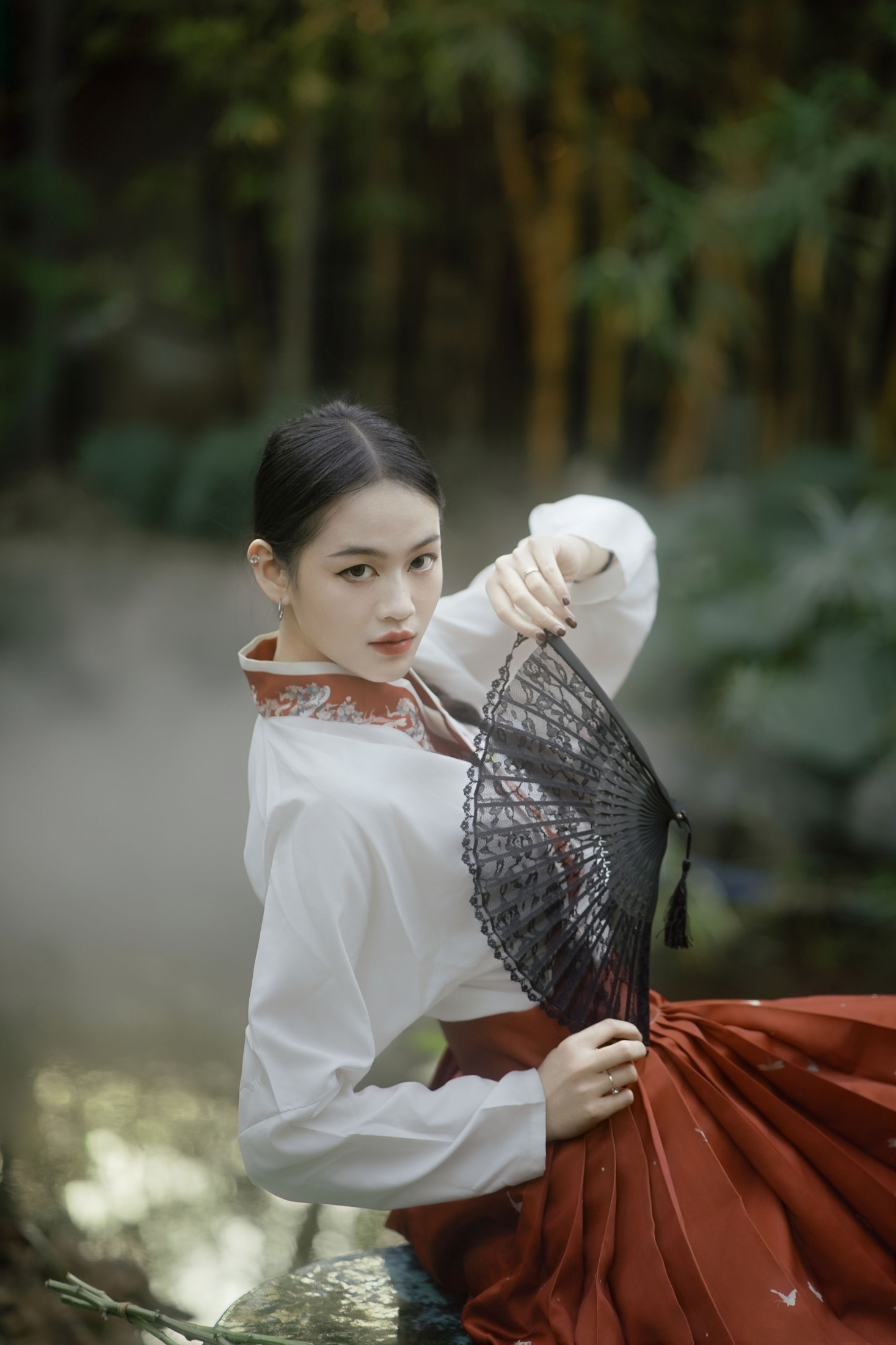 曼丽 – 《青庭疏影，惊鸿入画》[40P]