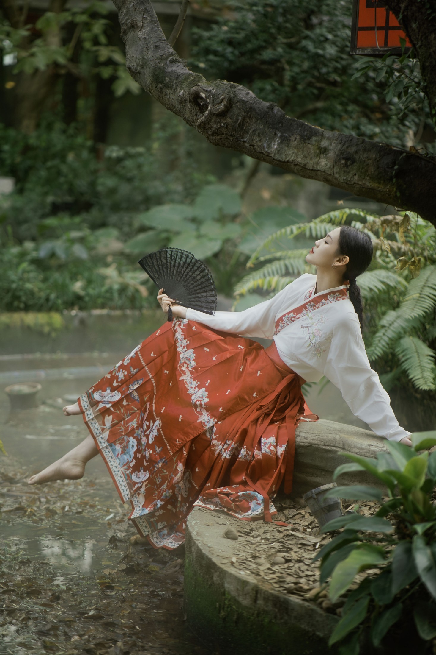 曼丽 – 《青庭疏影，惊鸿入画》[40P]