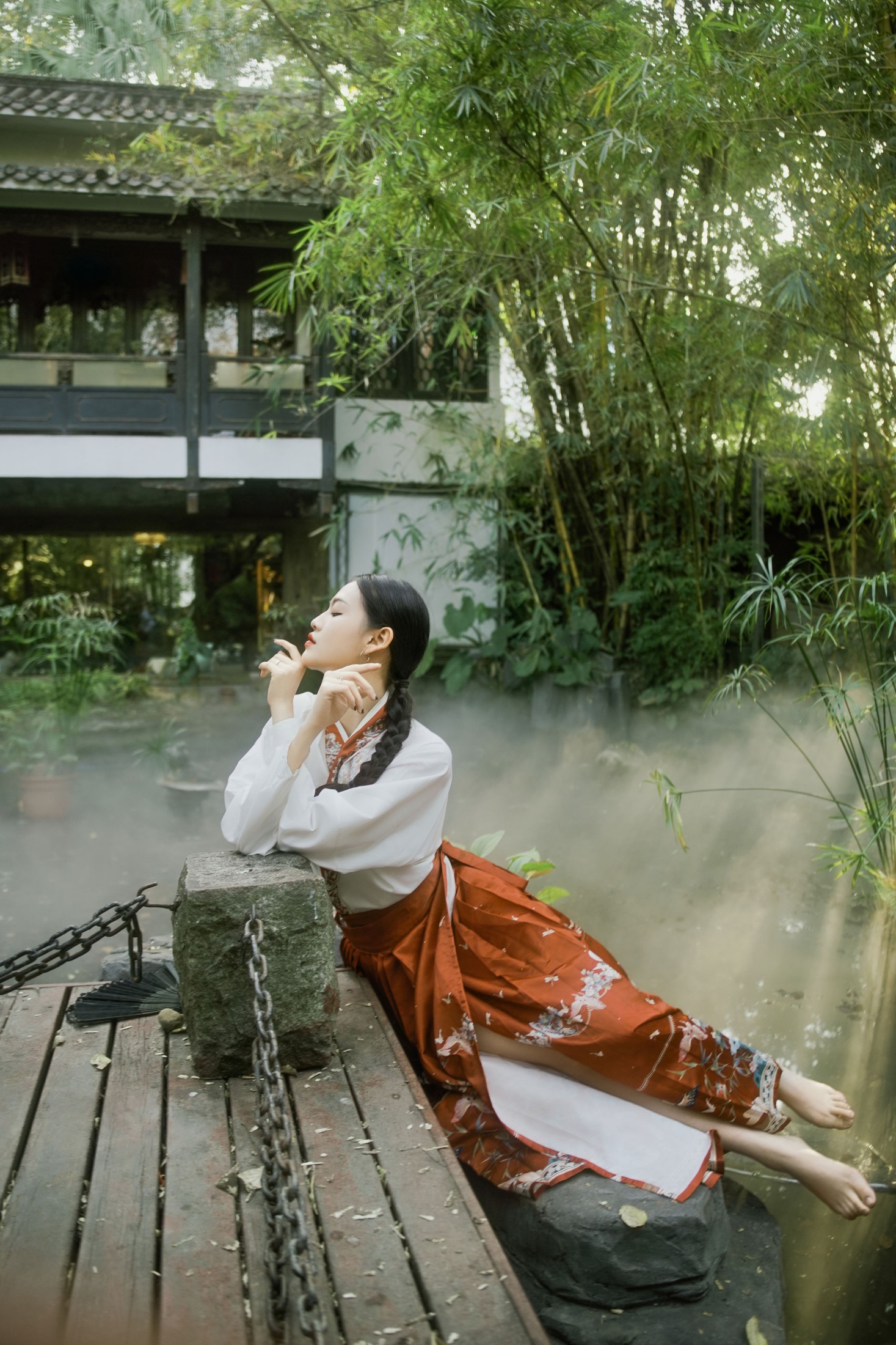 曼丽 – 《青庭疏影，惊鸿入画》[40P]