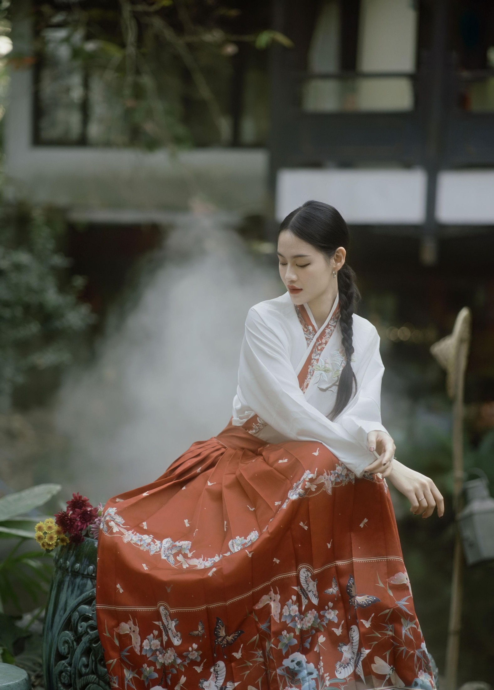 曼丽 – 《青庭疏影，惊鸿入画》[40P]