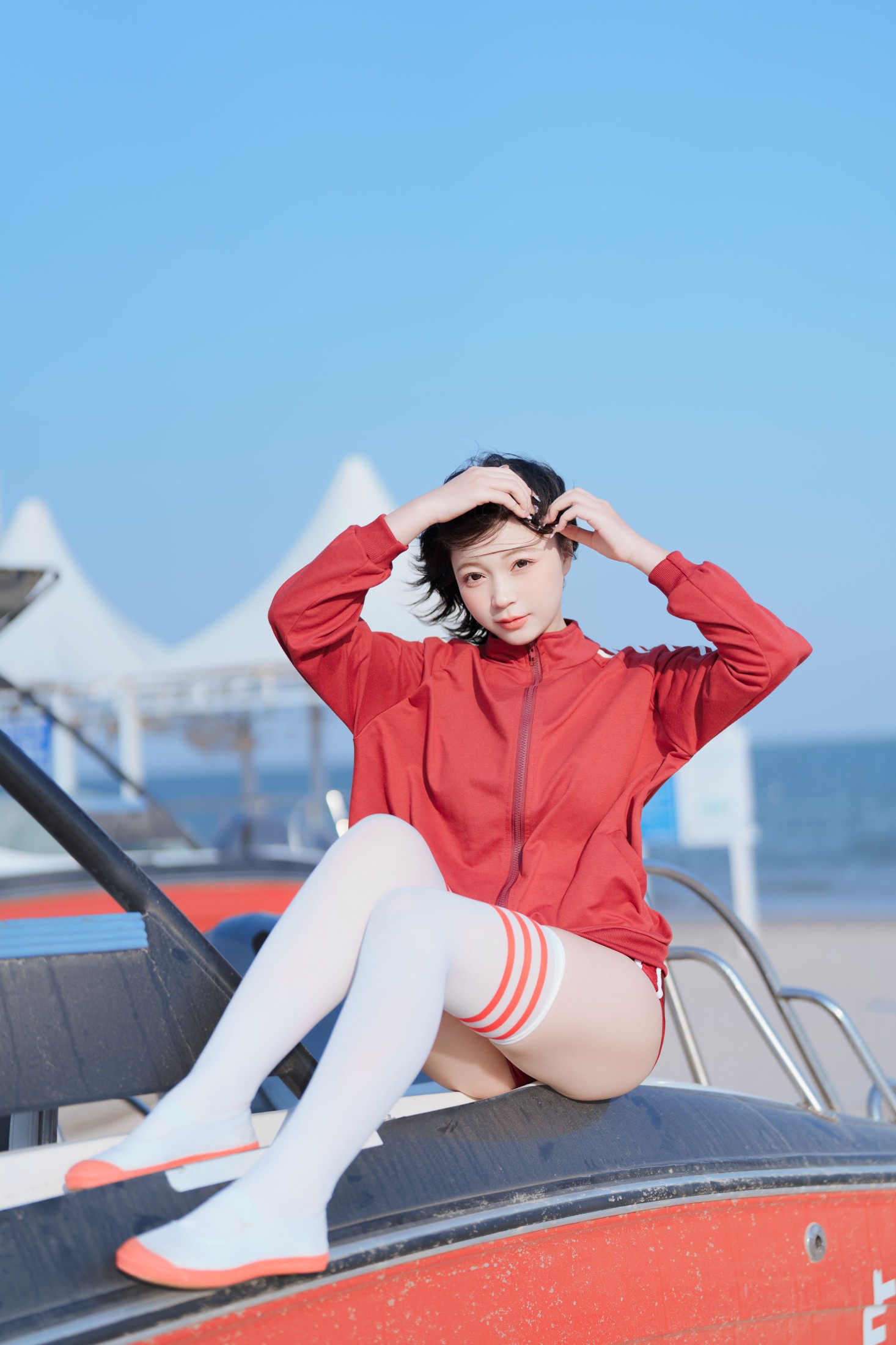 Disexi思宁 – 《海边的青春少女》[20P]