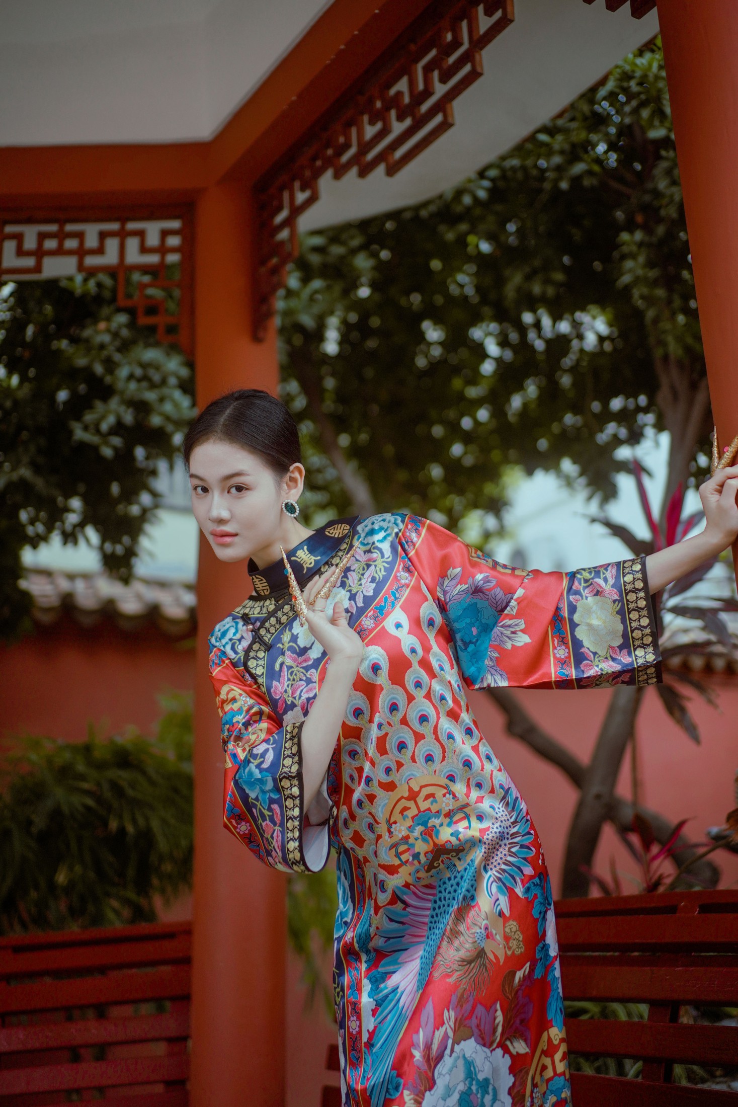 曼丽 – 《穿越清宫，红墙下的高挑格格》[46P]