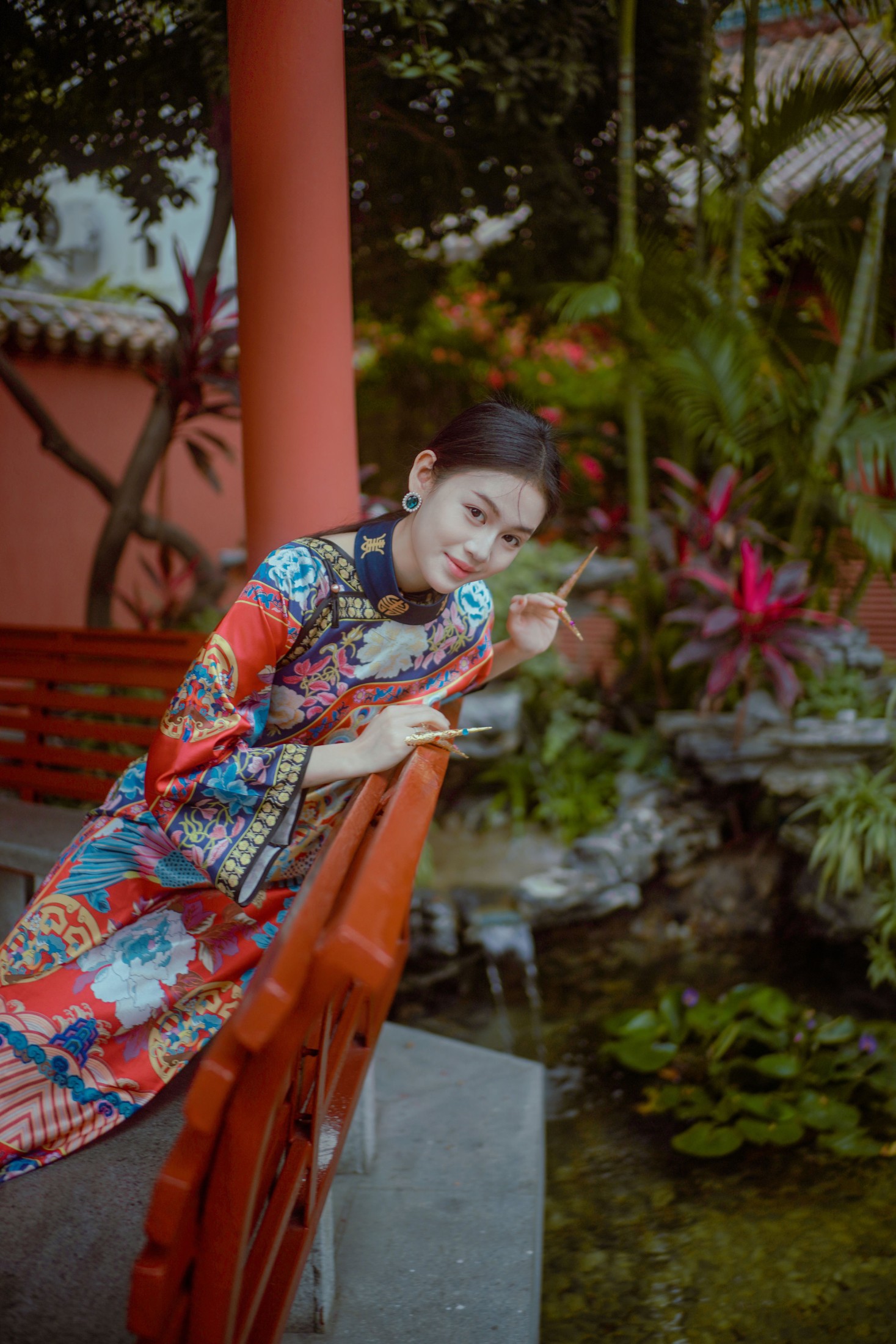 曼丽 – 《穿越清宫，红墙下的高挑格格》[46P]