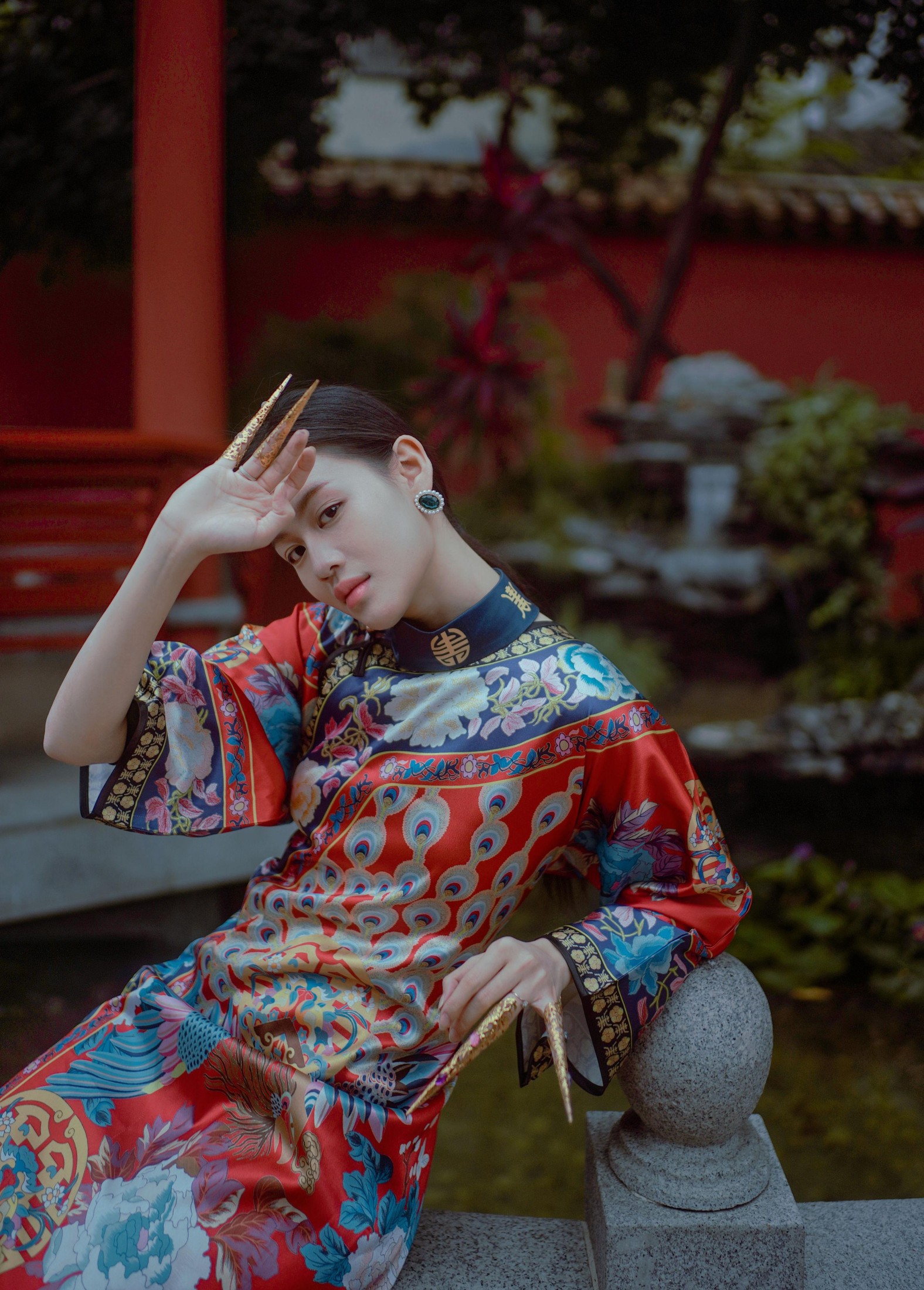 曼丽 – 《穿越清宫，红墙下的高挑格格》[46P]