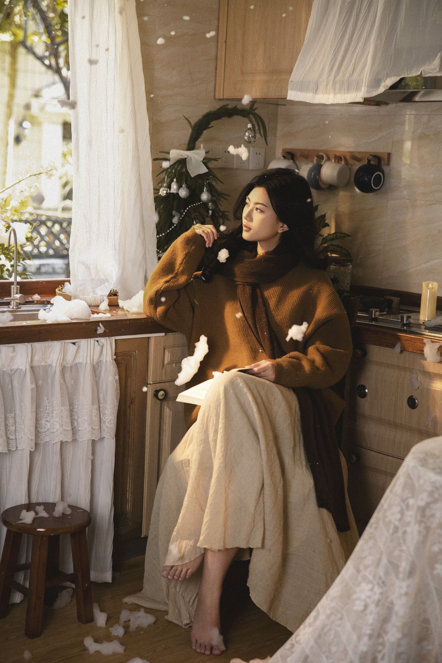 单单 – 《深秋厨房的文艺少女》[13P]