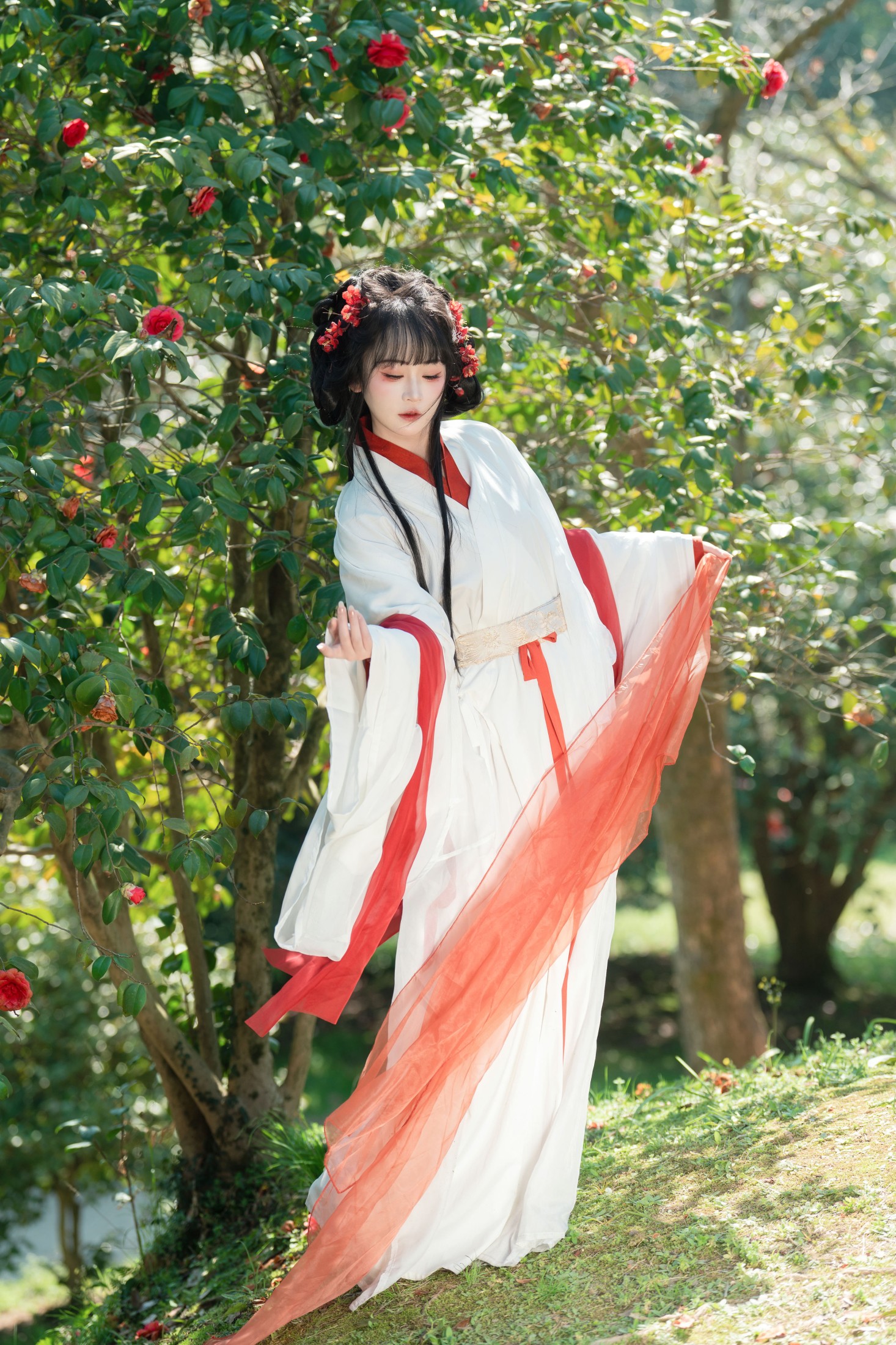 湫一只岁岁 – 《邂逅山茶花》[27P]