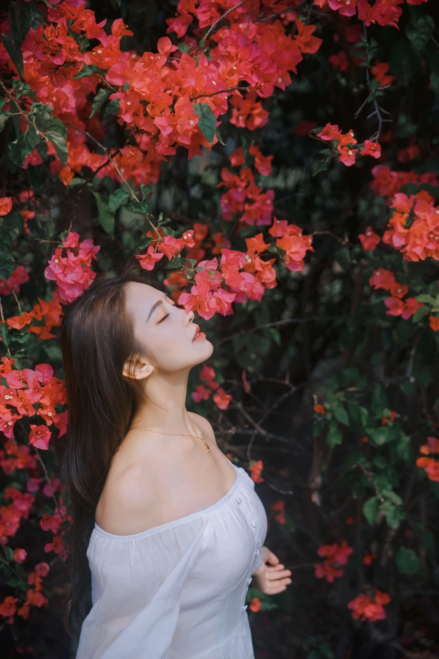 颖儿YY – 《三角梅瀑，藏住少女温柔》[46P]