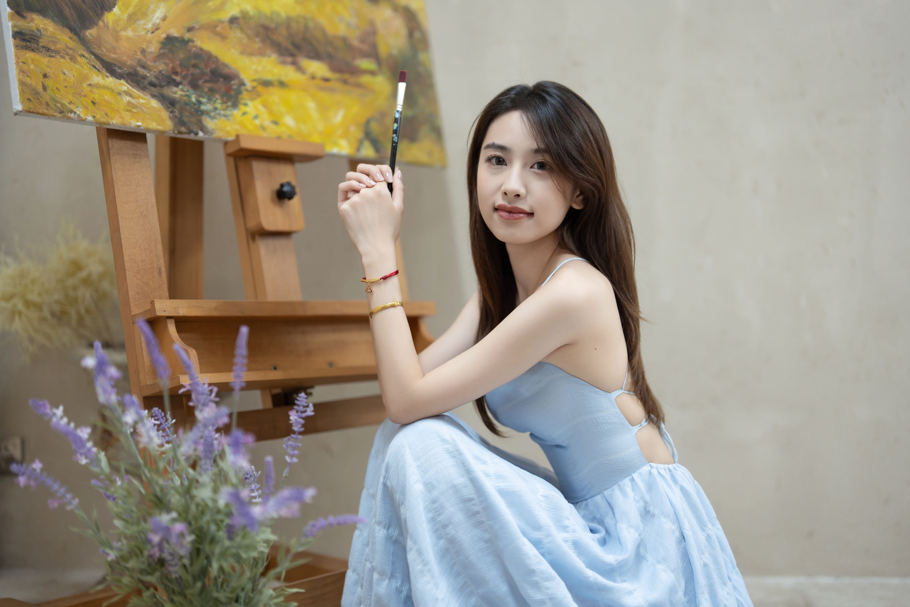 楠楠 – 《度假中的画风》[14P]