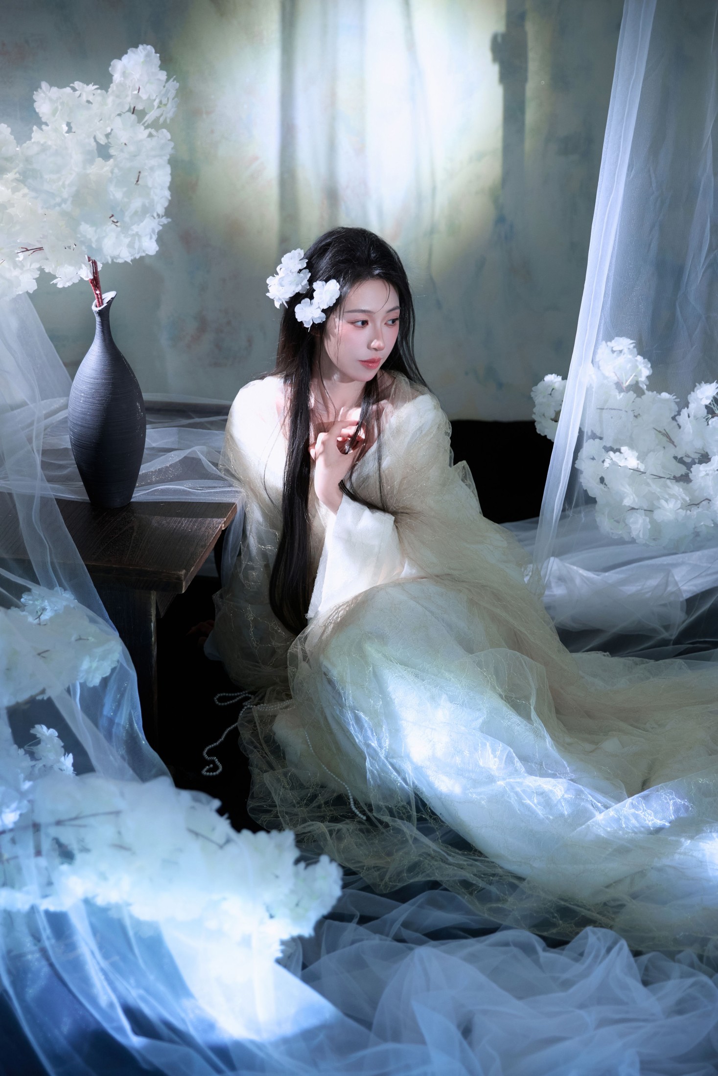 粉面姑娘 – 《梨花白》[14P]