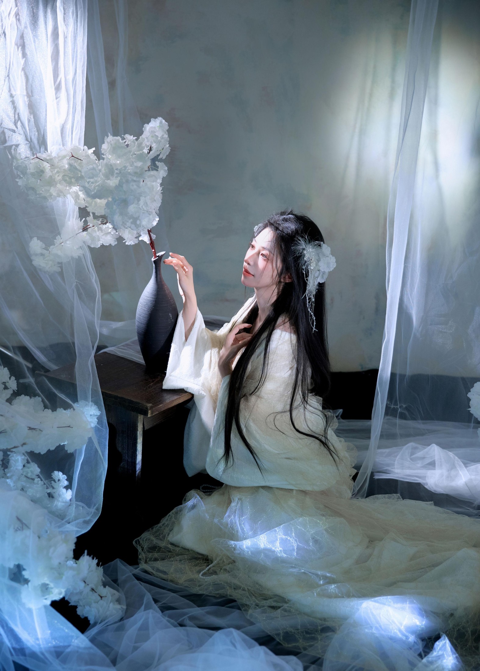 粉面姑娘 – 《梨花白》[14P]