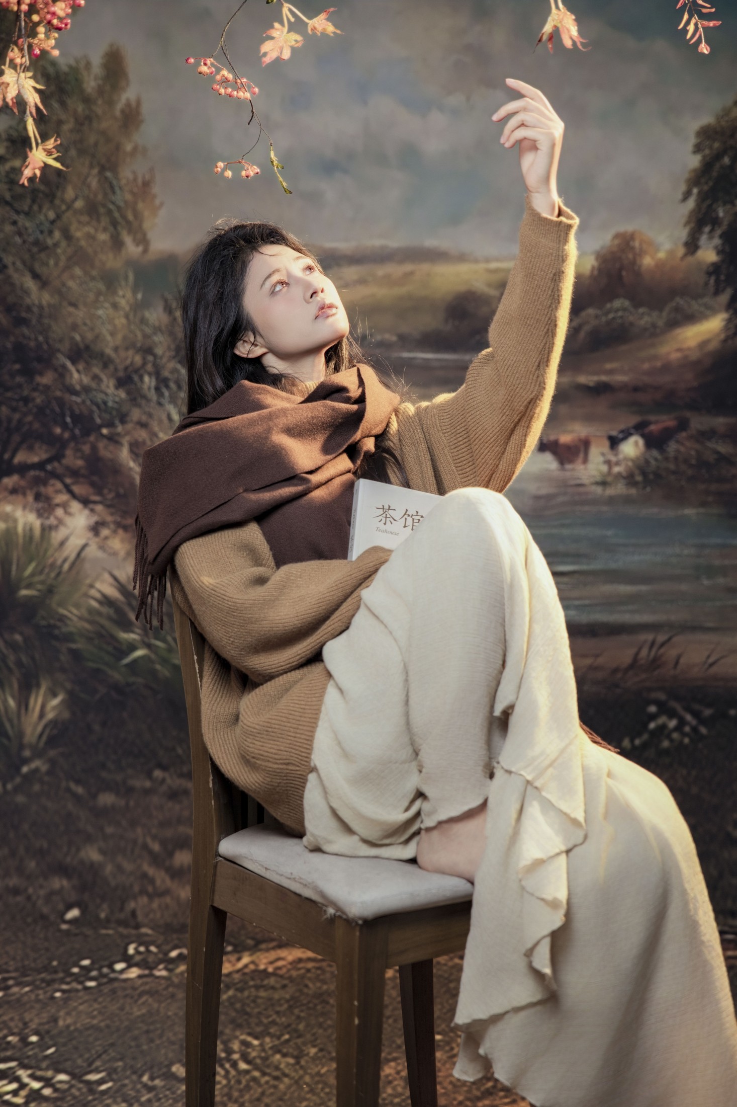 欣欣 – 《深秋的文艺少女》[13P]