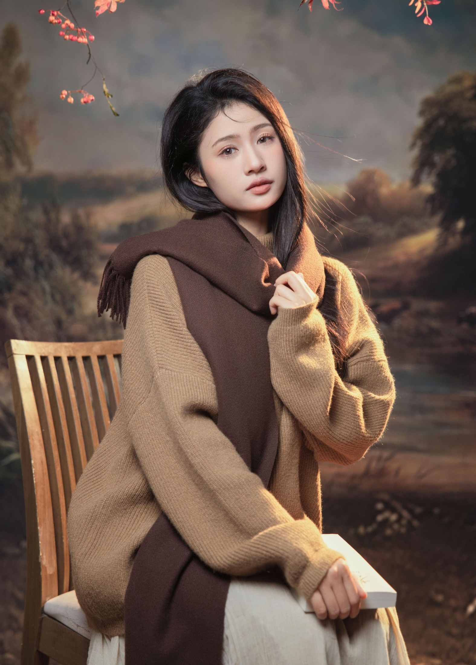 欣欣 – 《深秋的文艺少女》[13P]