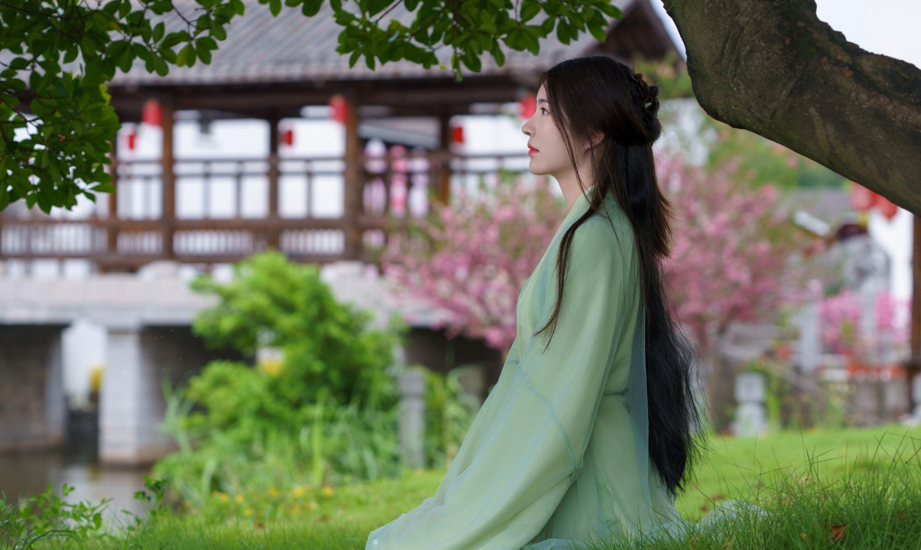 青葙女子 – 《绿衣幽梦：古韵风华集》[15P]