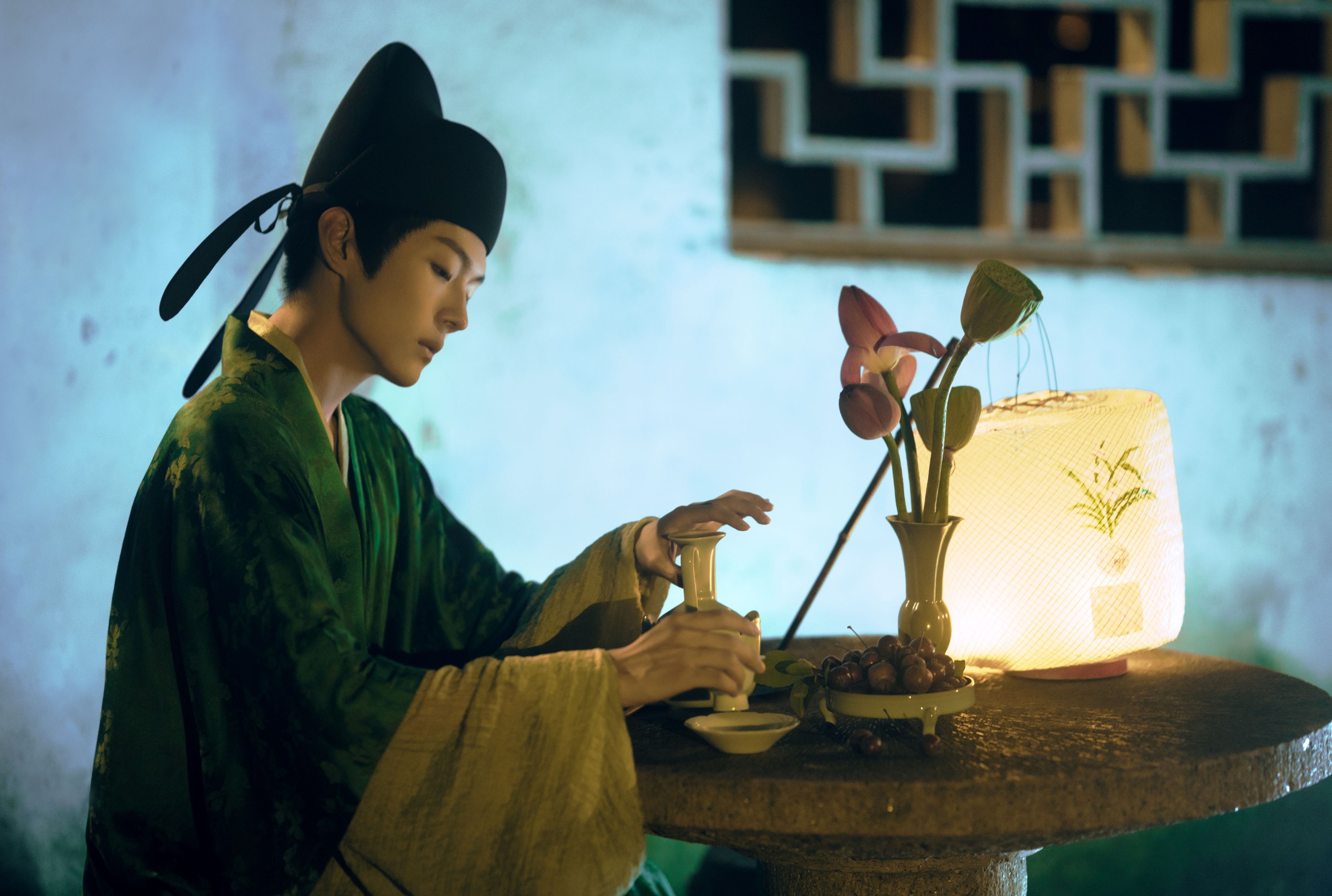 惊竹娇 – 《与谁同坐？明月清风我》[16P]