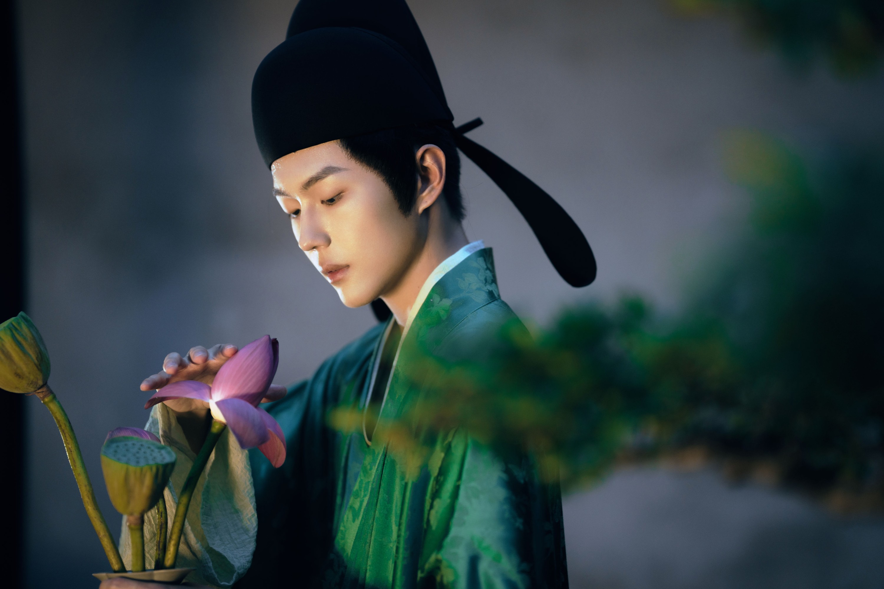 惊竹娇 – 《与谁同坐？明月清风我》[16P]