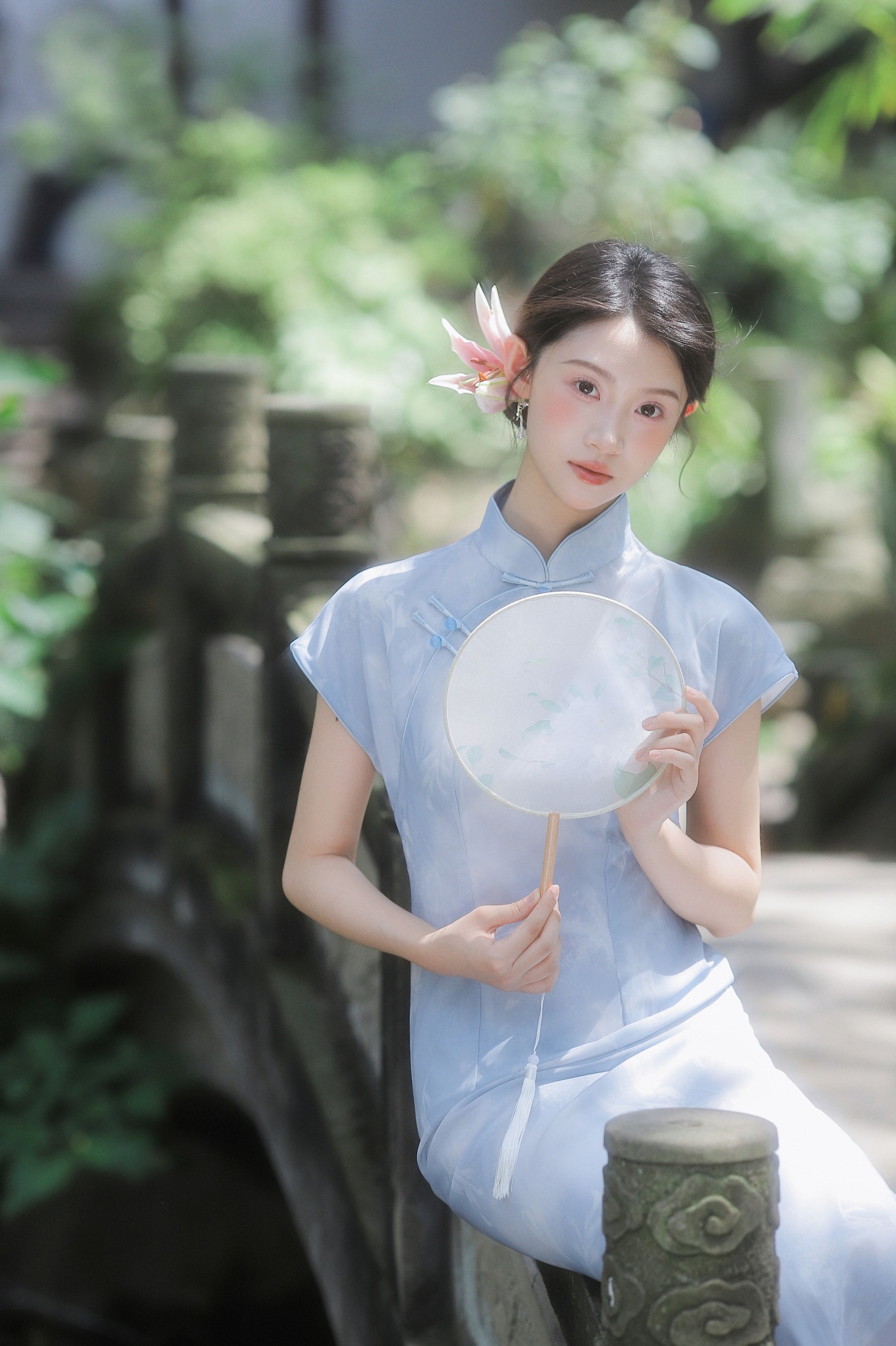 铜萱柒 – 《她是一朵清丽的百合花》[37P]