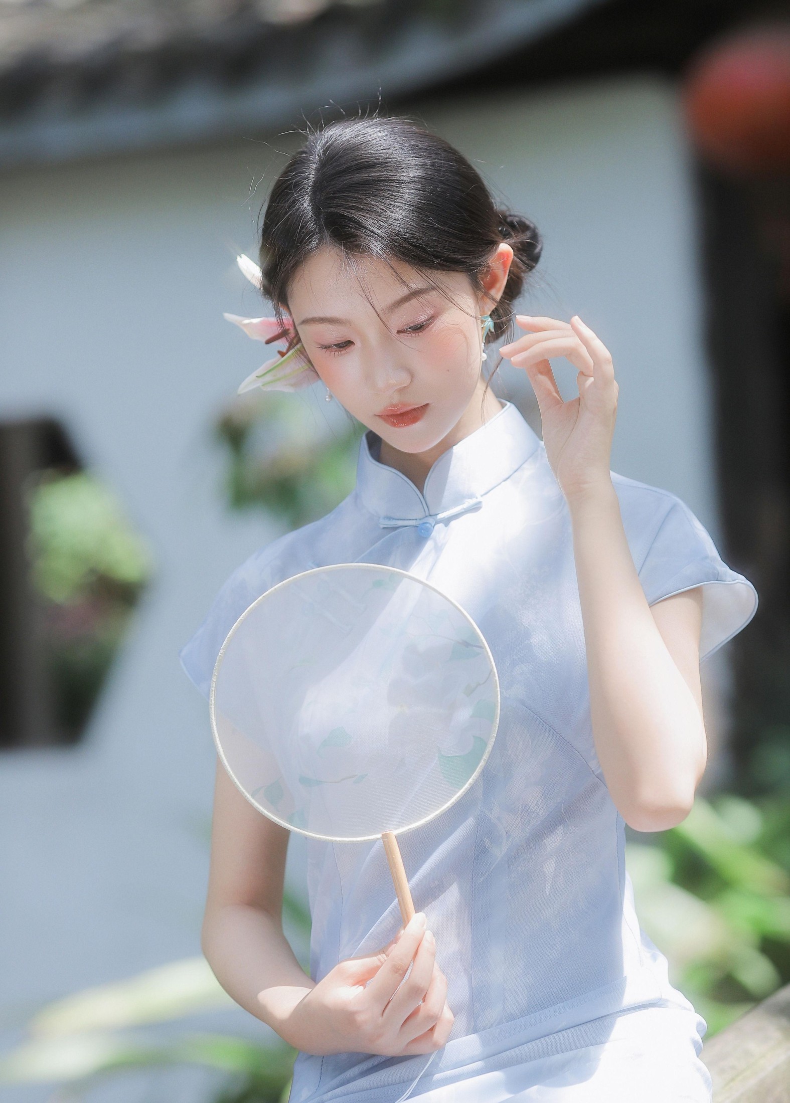 铜萱柒 – 《她是一朵清丽的百合花》[37P]