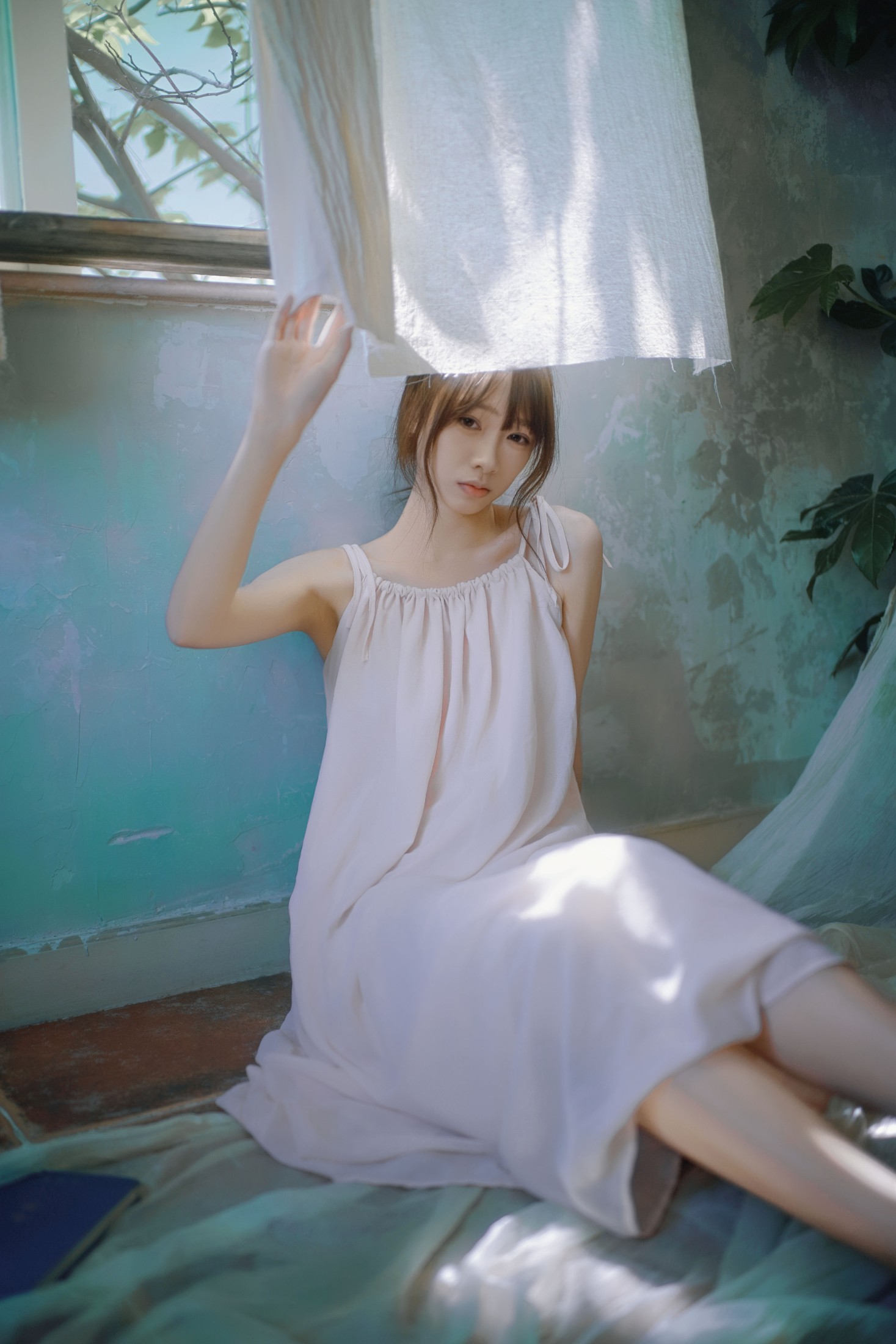 看不清小桂 – 《粉裙少女，海韵柔光》[41P]