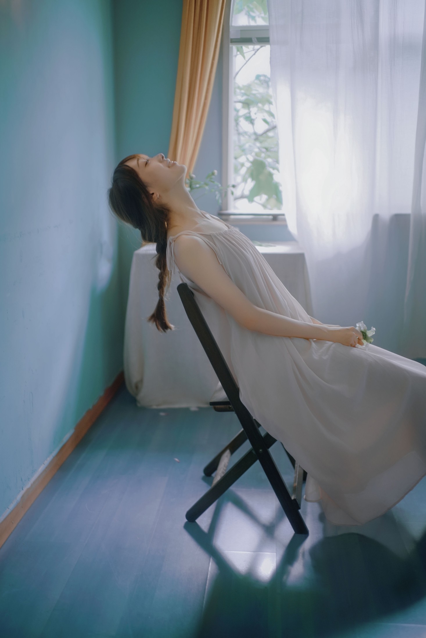 看不清小桂 – 《粉裙少女，海韵柔光》[41P]