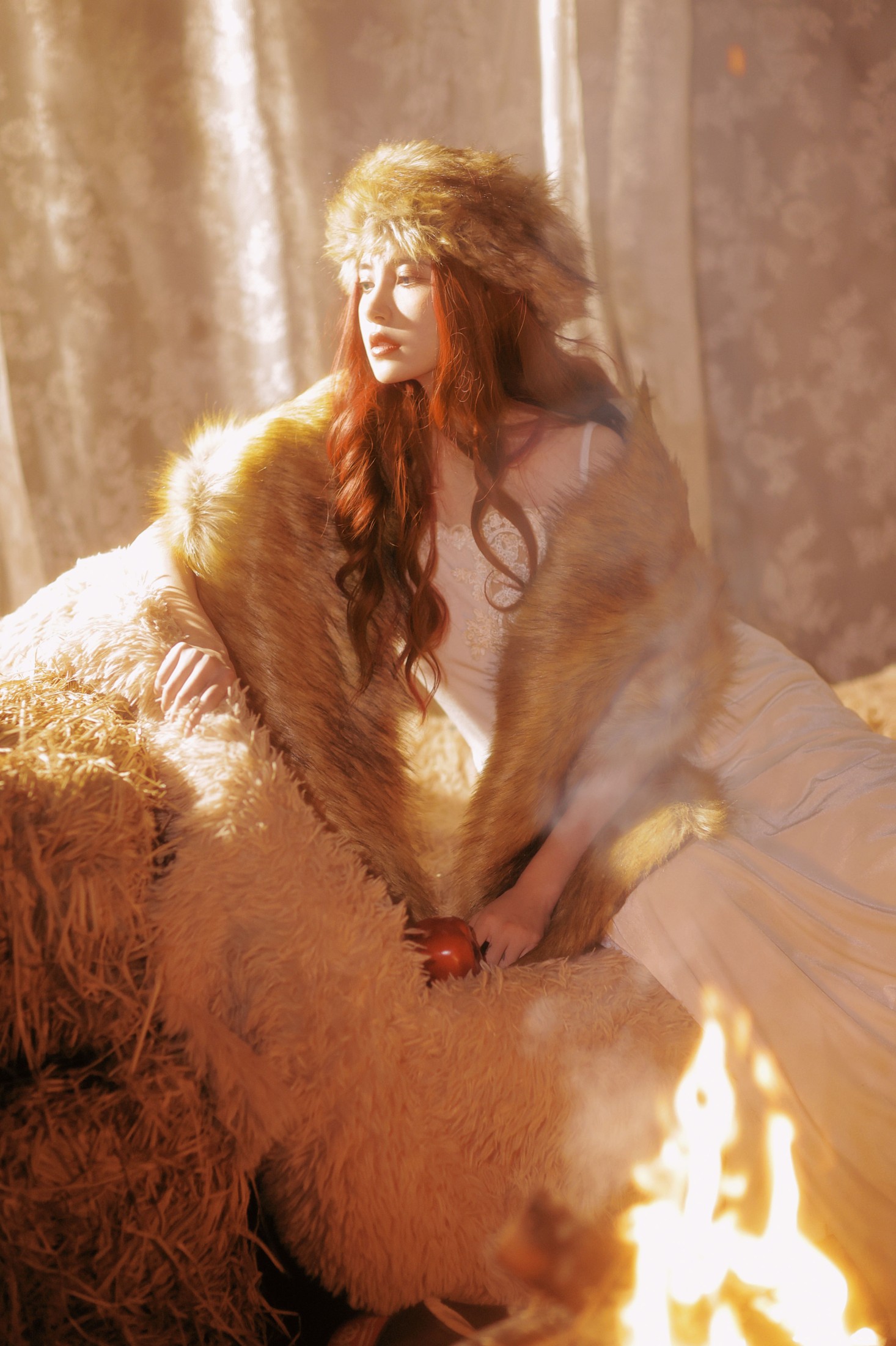 帕帕小公主 – 《冬日篝火》[15P]