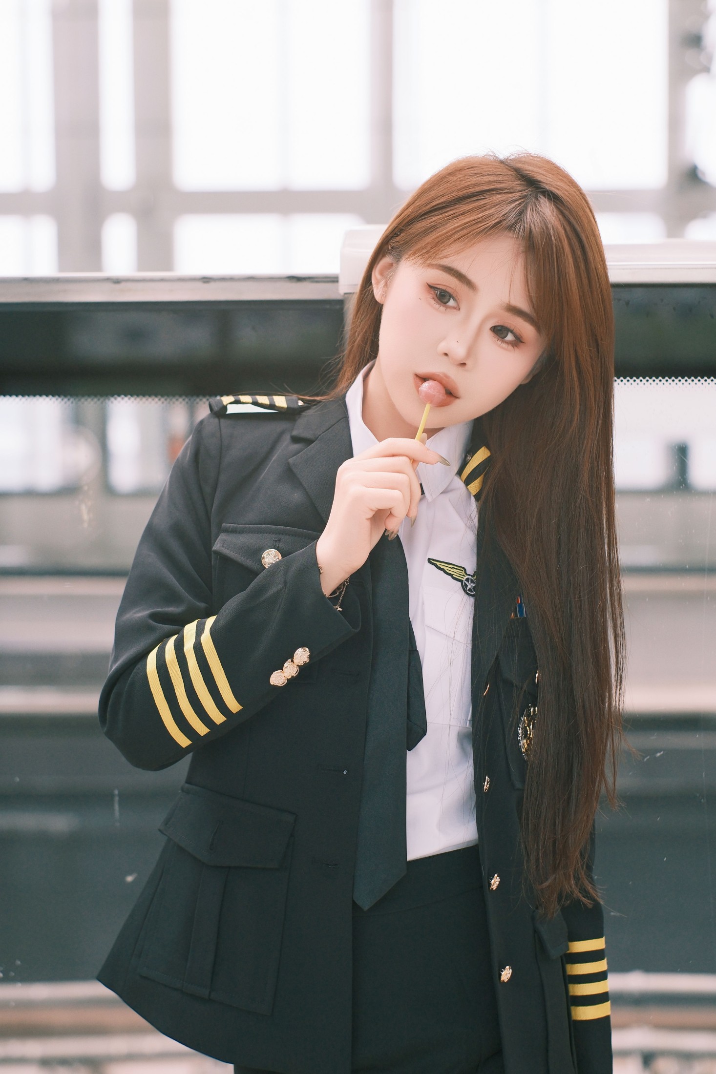 泡芙小方 – 《地铁站随拍》[20P] 插图4