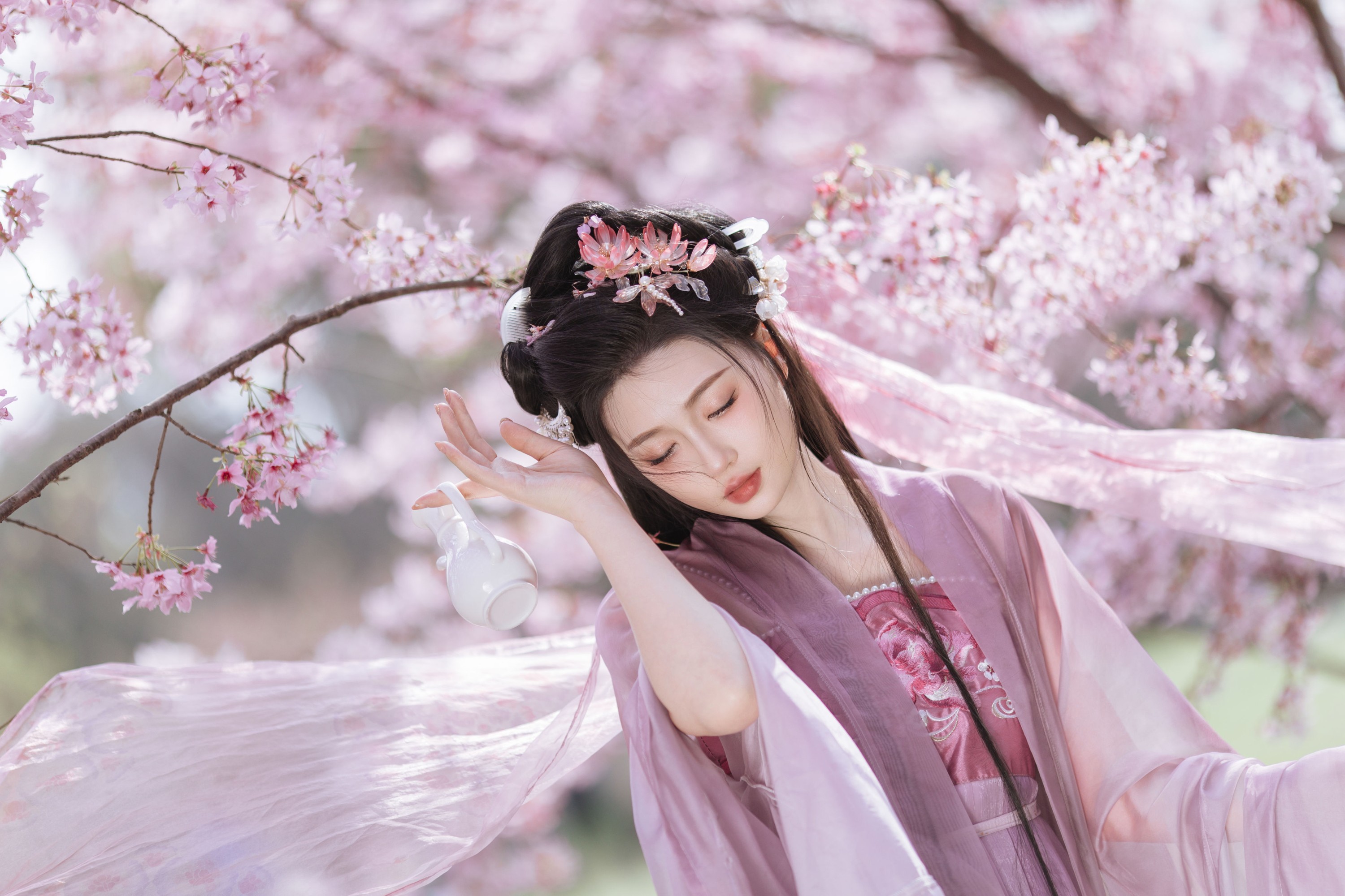 柳柳杨柳柳 – 《风起樱如雪》[18P]