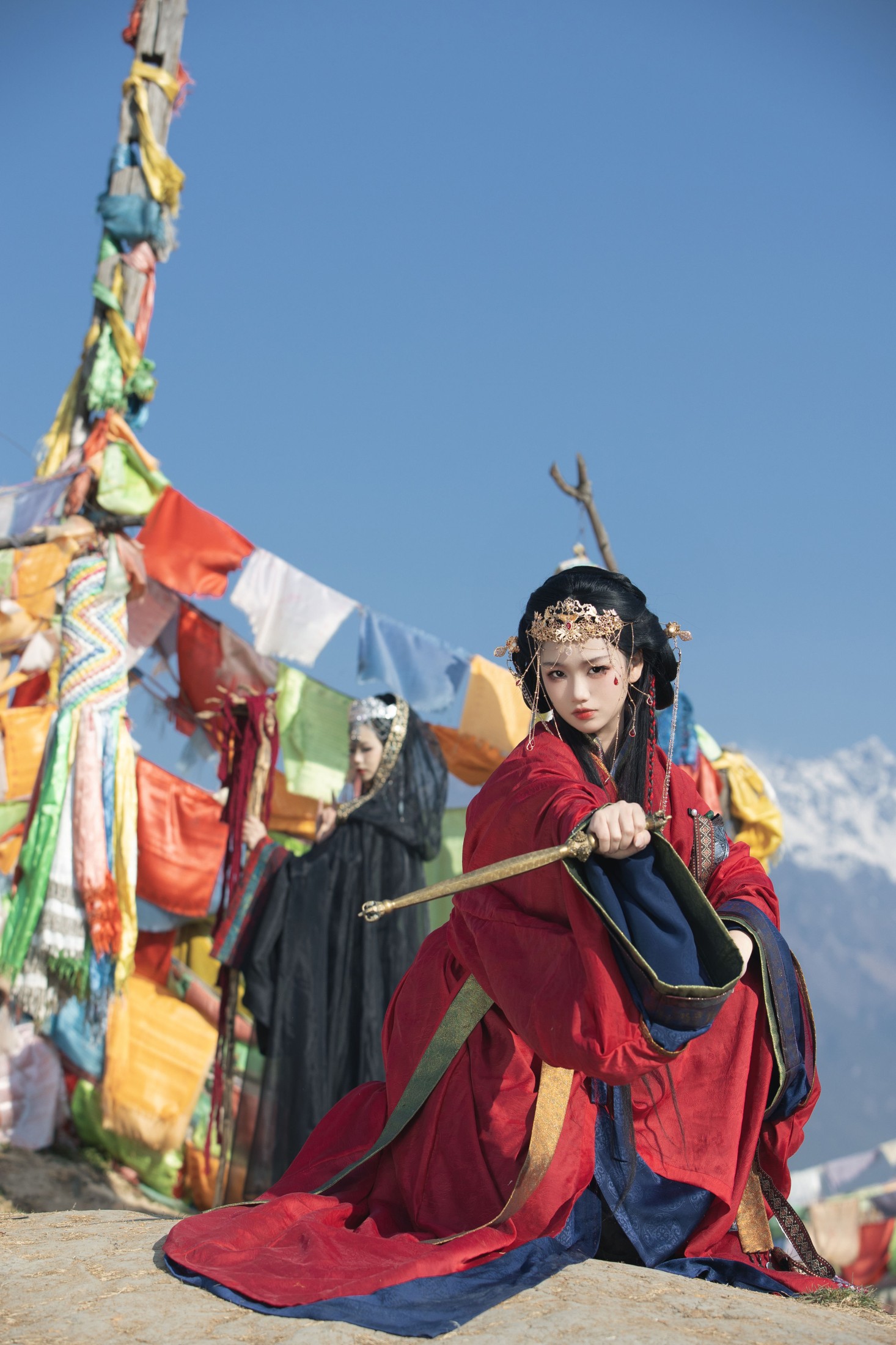 晚晚 晚江亭 – 《双生萨满》[34P]