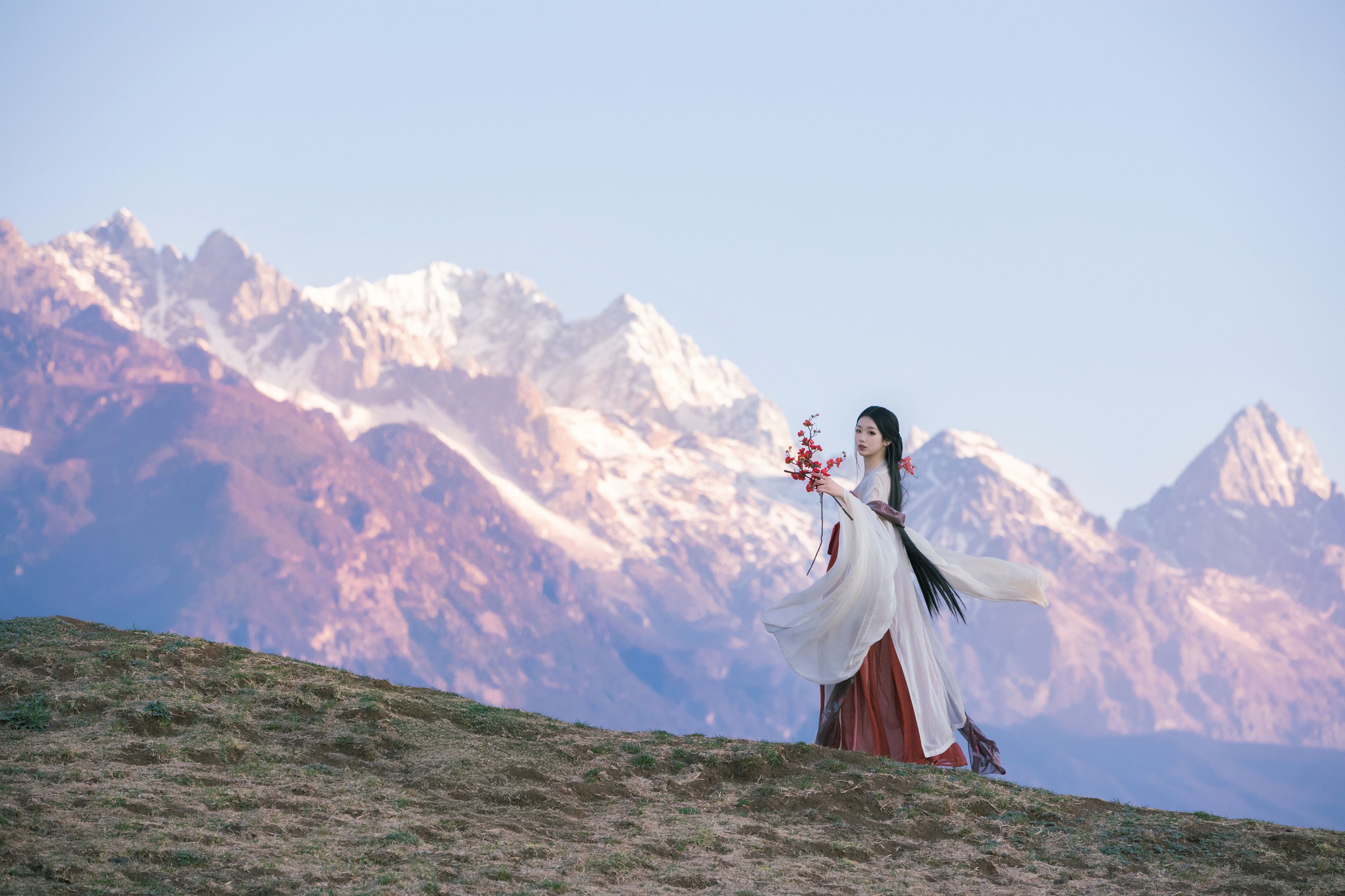 晚江亭 – 《胭脂染》[33P]