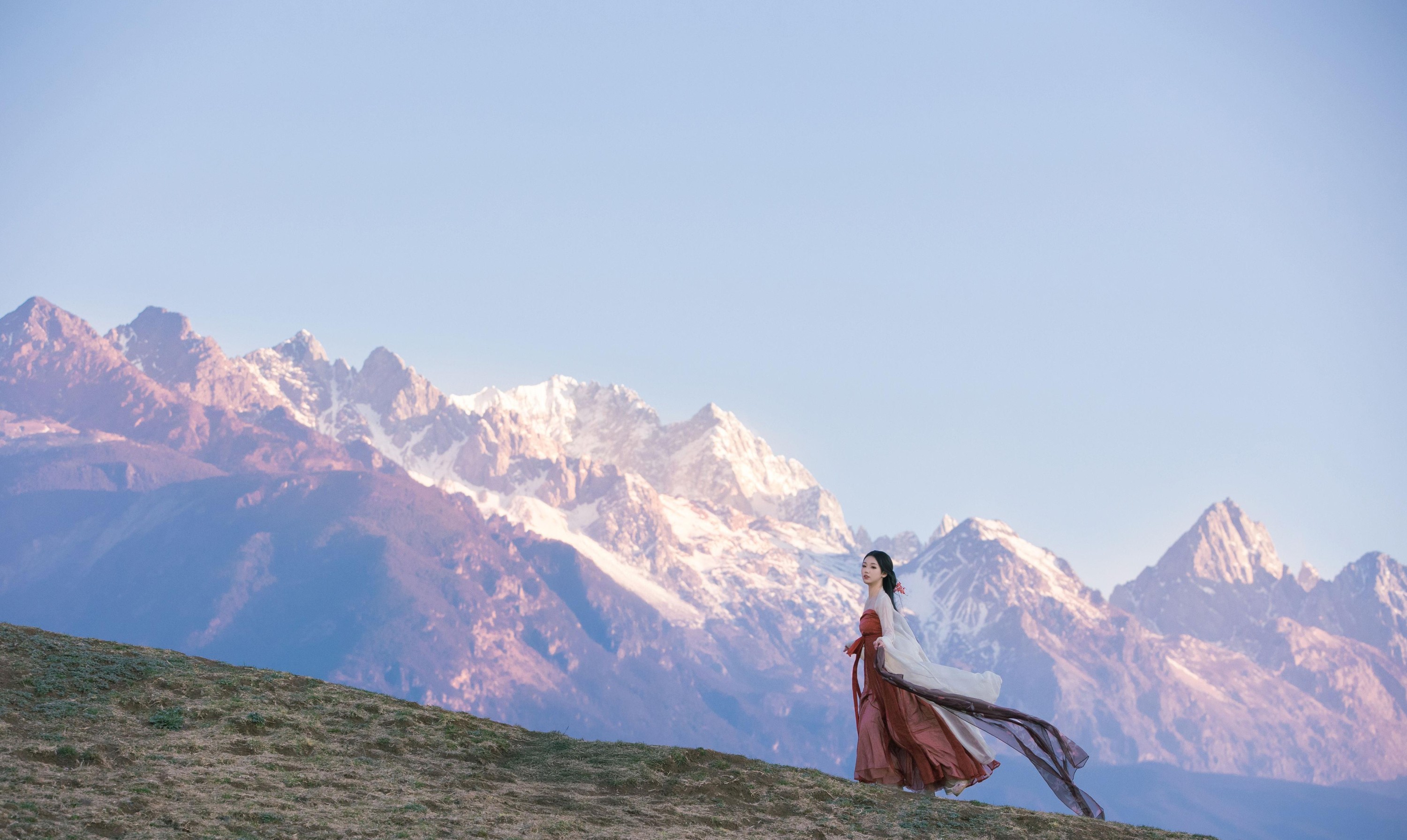 晚江亭 – 《胭脂染》[33P]