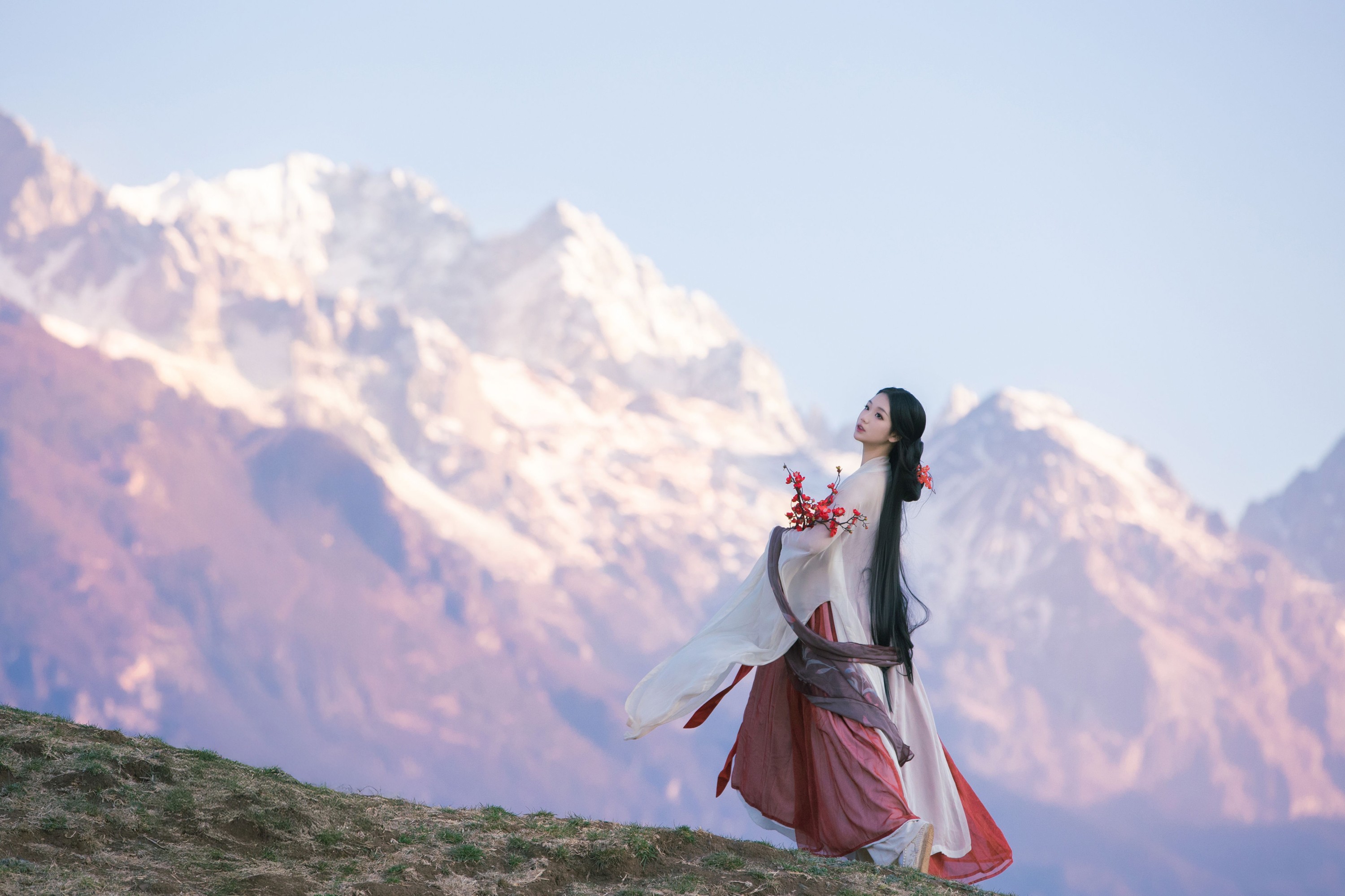 晚江亭 – 《胭脂染》[33P]