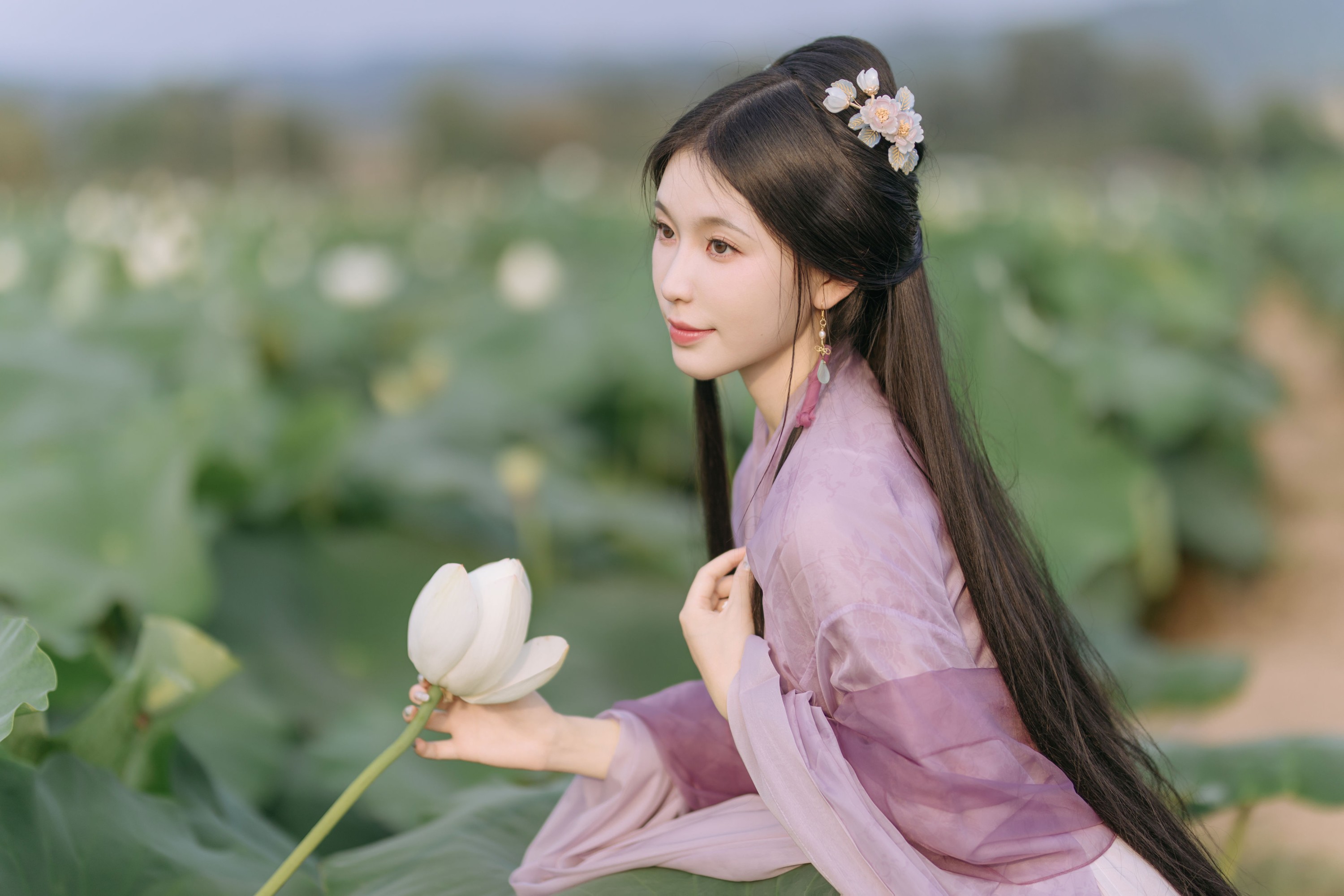 许尽欢～ – 《荷叶连田田》[17P]