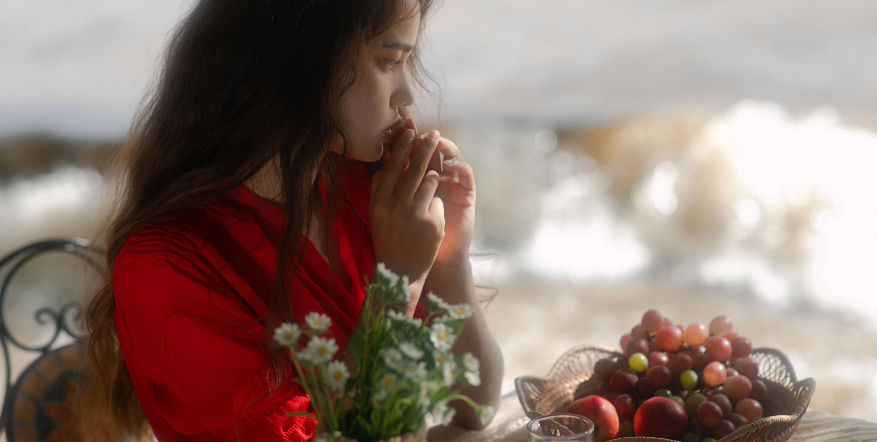 肉肉馅团子 – 《假日红裙》[17P]