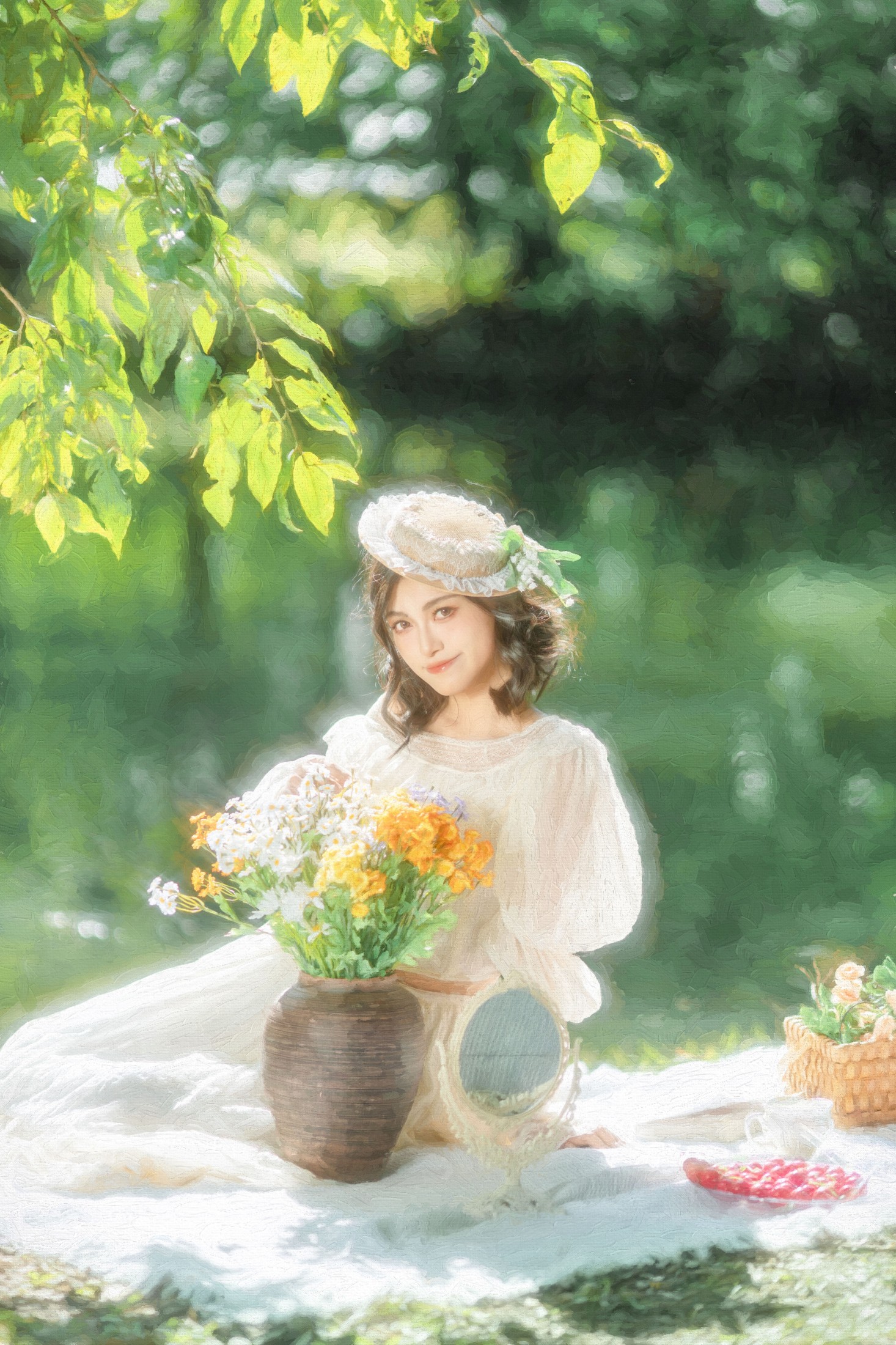 阿稀 – 《赴一场油画般的浪漫野餐》[20P] 插图4