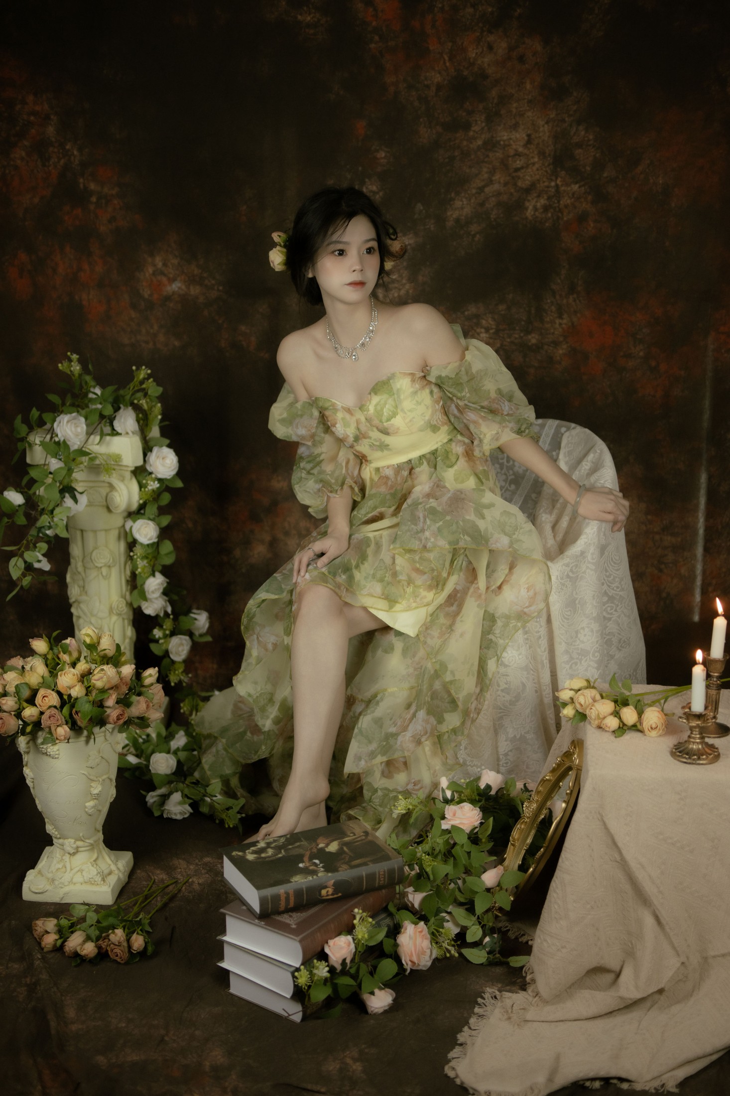 焱 – 《画中花》[47P]