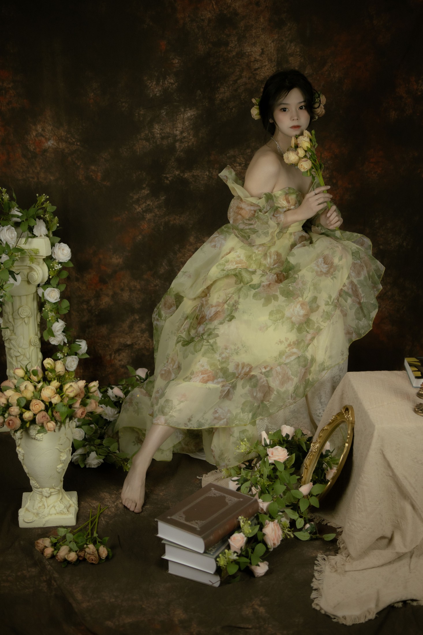 焱 – 《画中花》[47P]