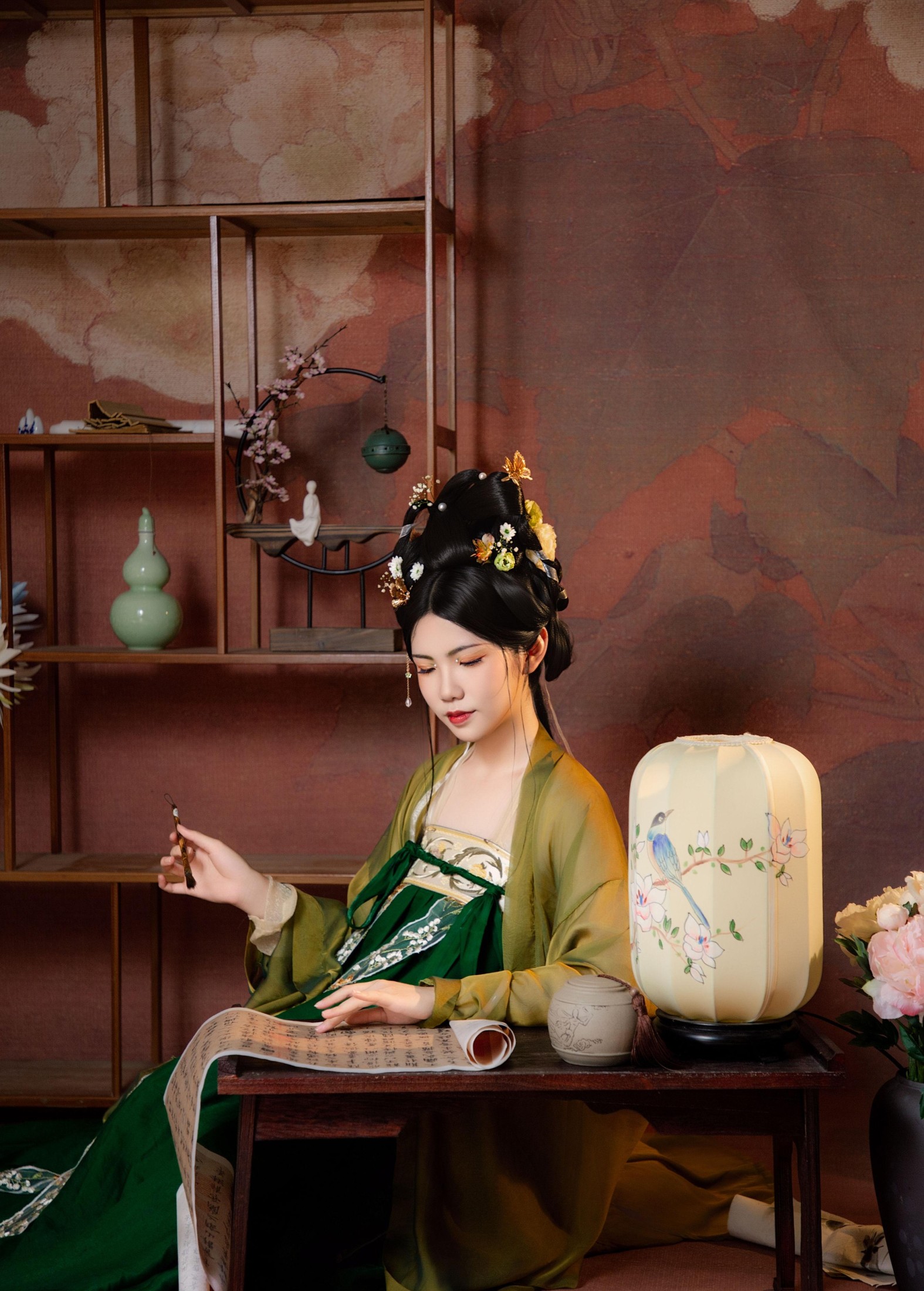 胖头鱼 – 《梧桐深院锁清秋》[17P]