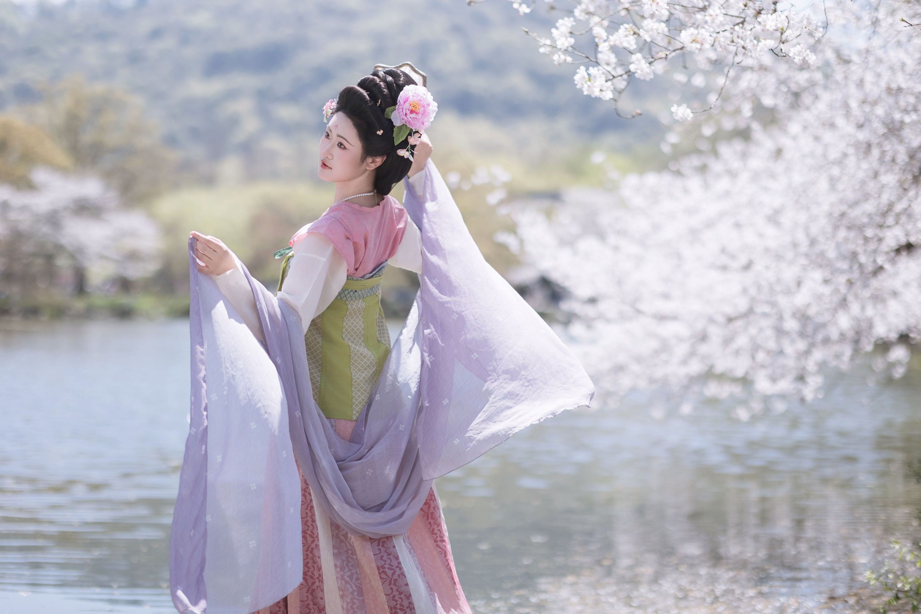 是霜泠吖 – 《踏春赏樱》[66P]