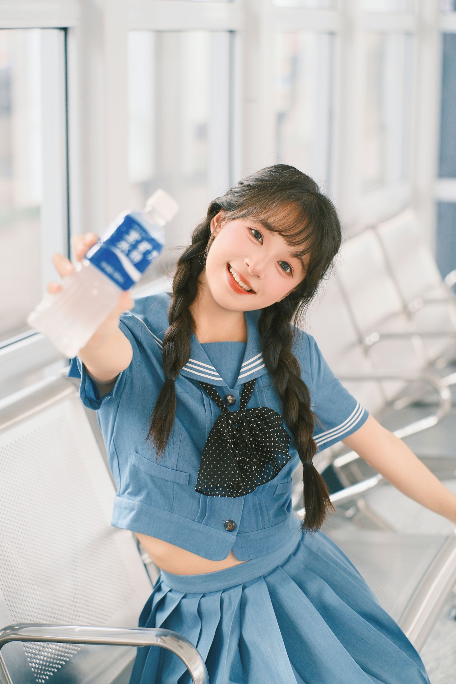 夏芋小年 – 《蓝色系jk》[19P]