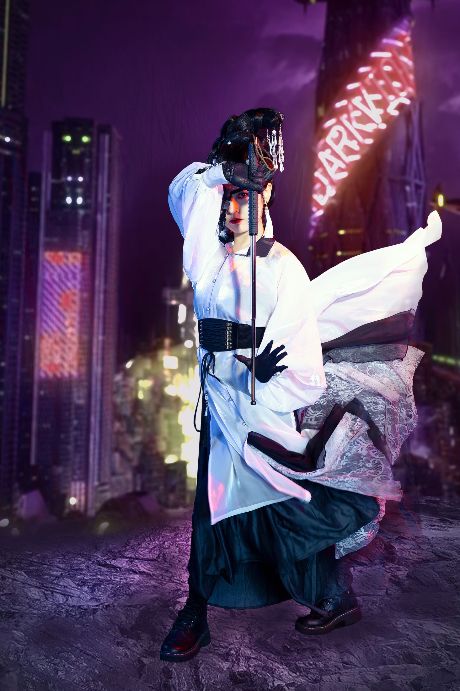 小悦悦 – 《赛博朋克》[22P]