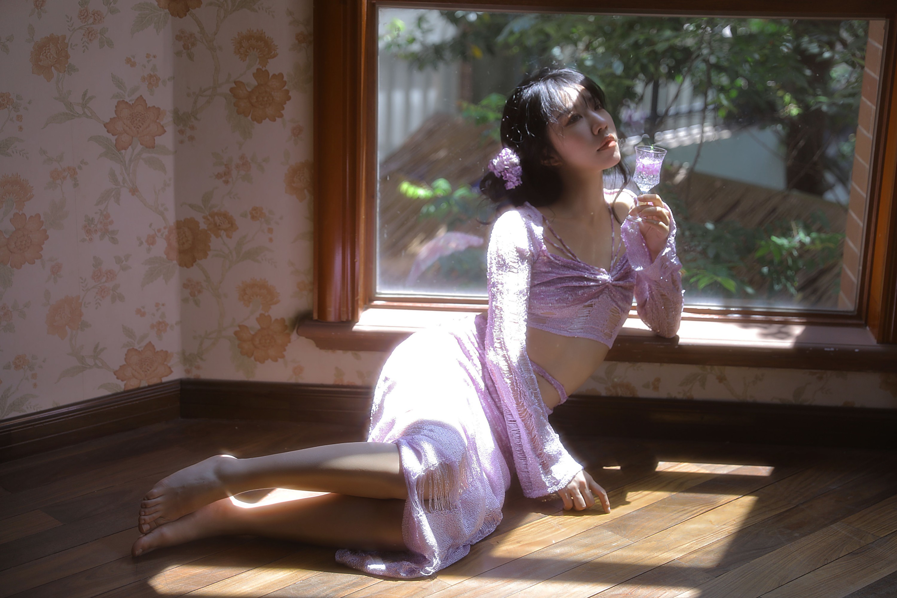 Wendy园子模特 – 《椿蝶》[16P]