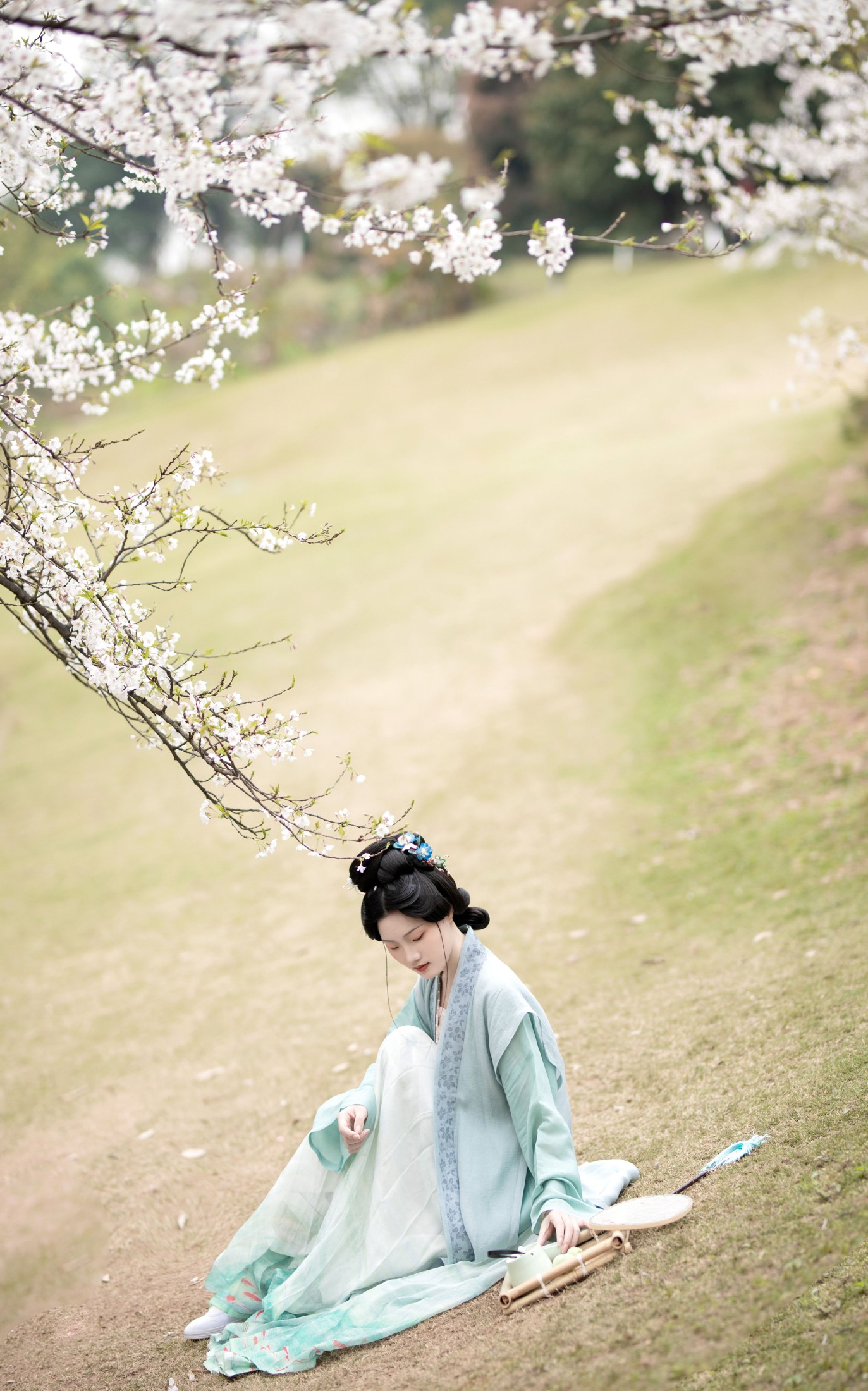 川川 – 《落樱拂素衣》[13P]