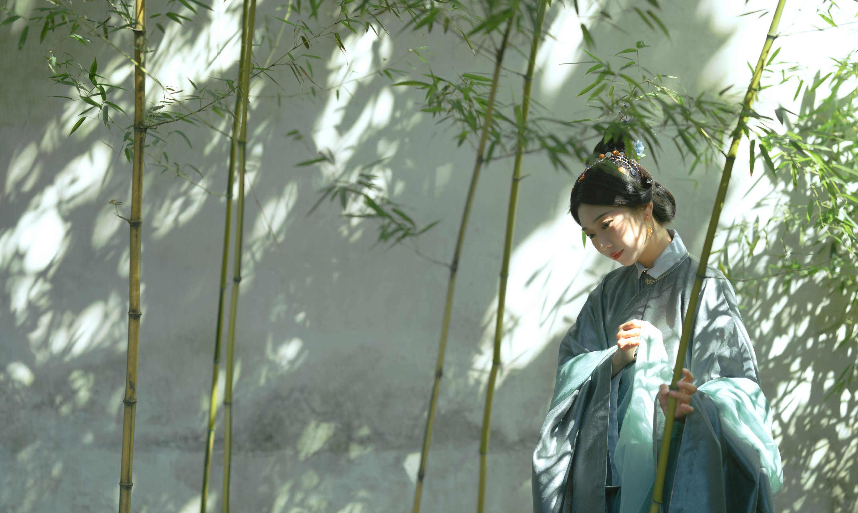 竹梨月 – 《应是竹下美人骨》[17P]