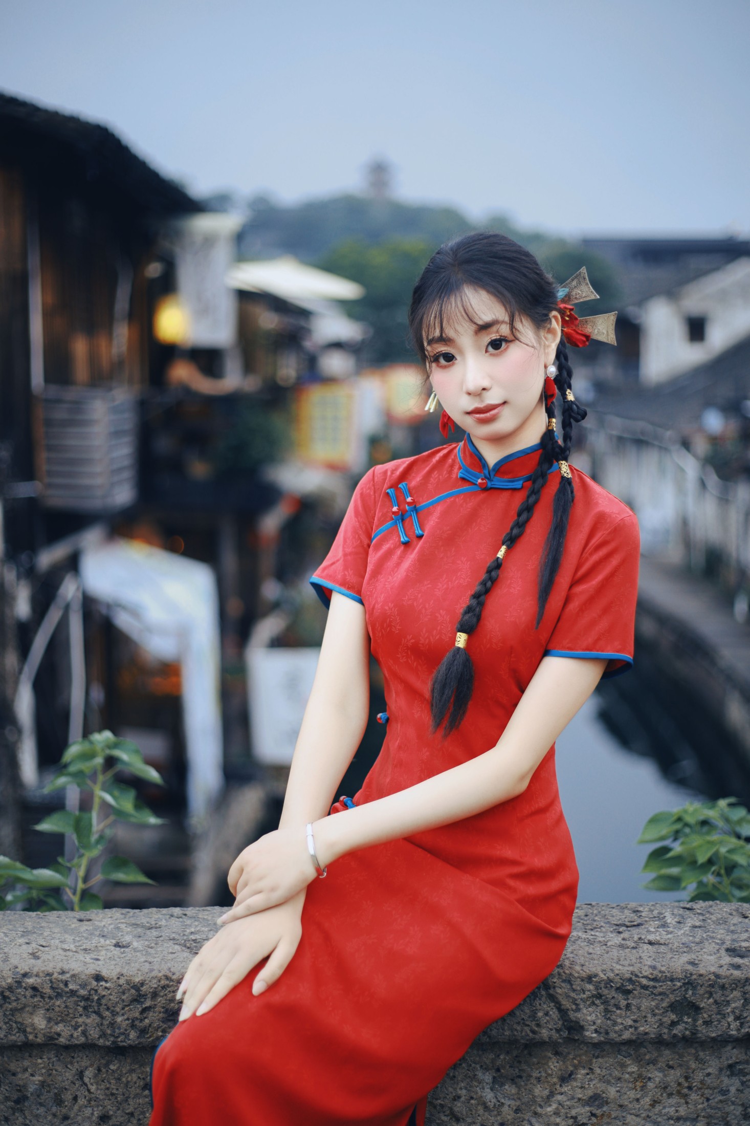 小u – 《书圣故里江南水乡旗袍》[23P]