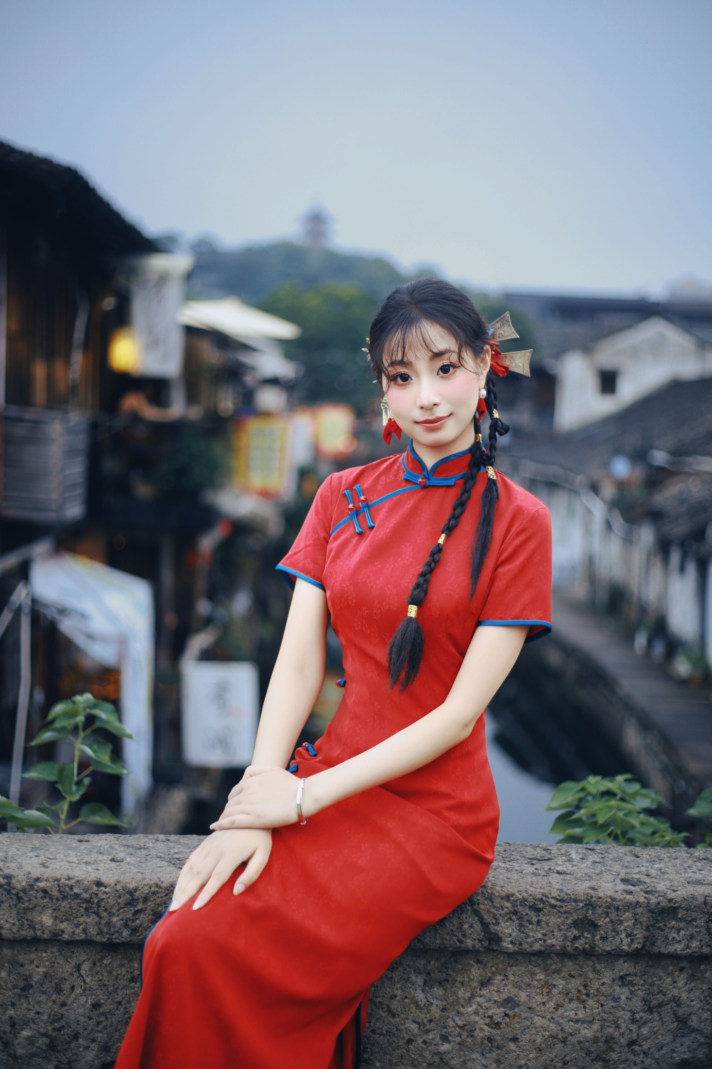 小u – 《书圣故里江南水乡旗袍》[23P]