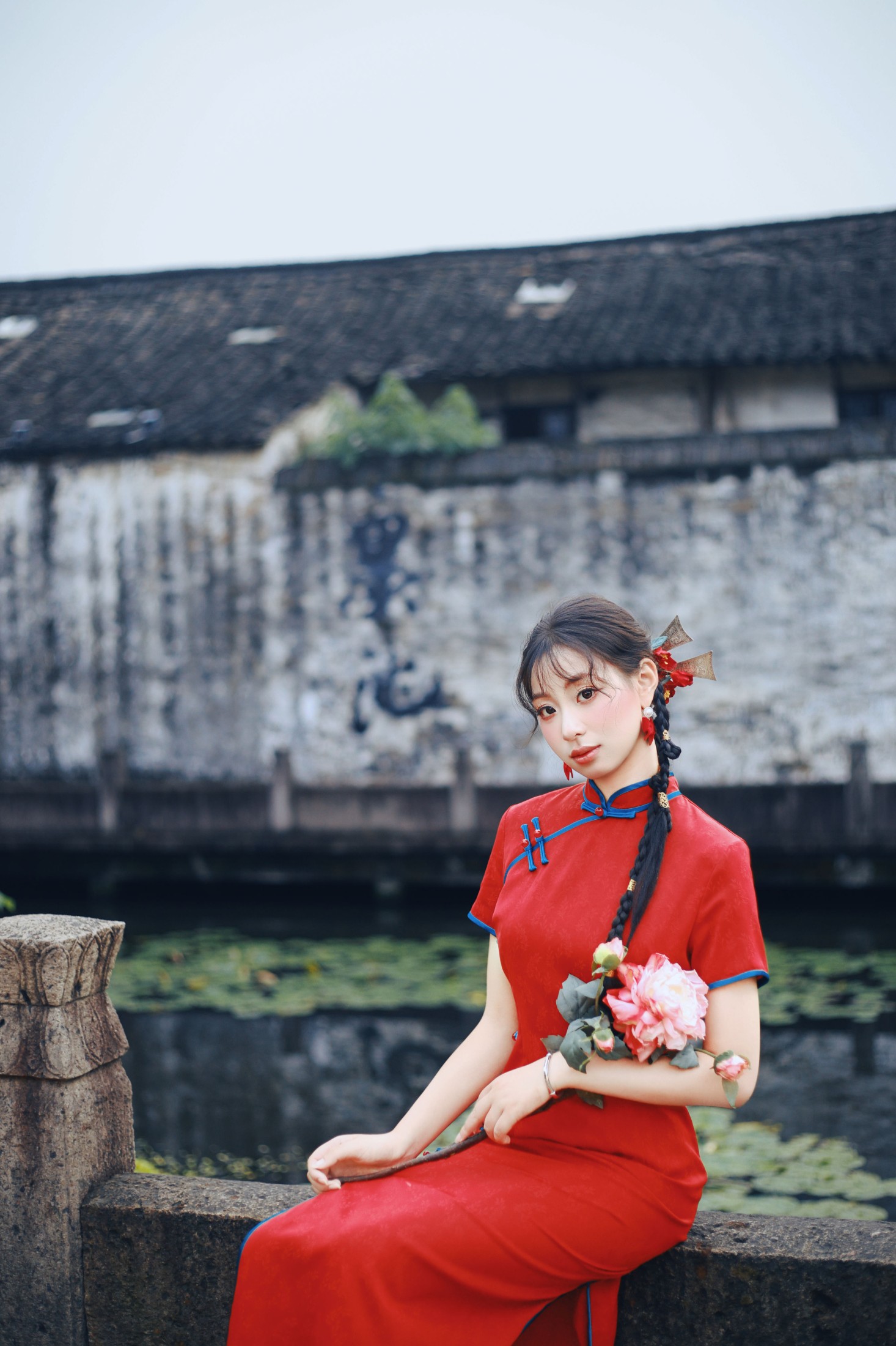 小u – 《书圣故里江南水乡旗袍》[23P]