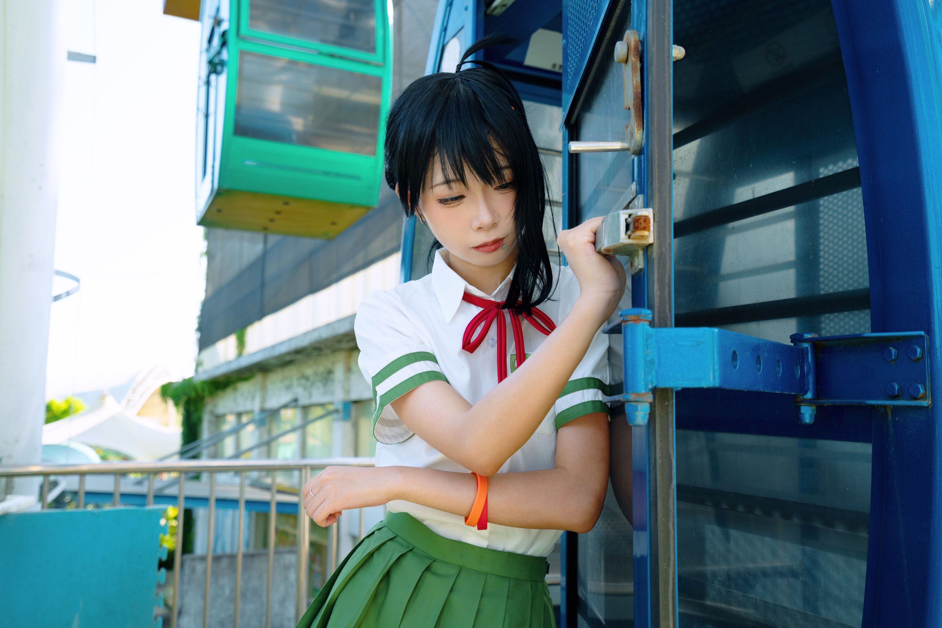 苏槿吃不吃葱 – 《广州 废弃游乐园 学姐的铃芽之旅！》[43P] 插图3